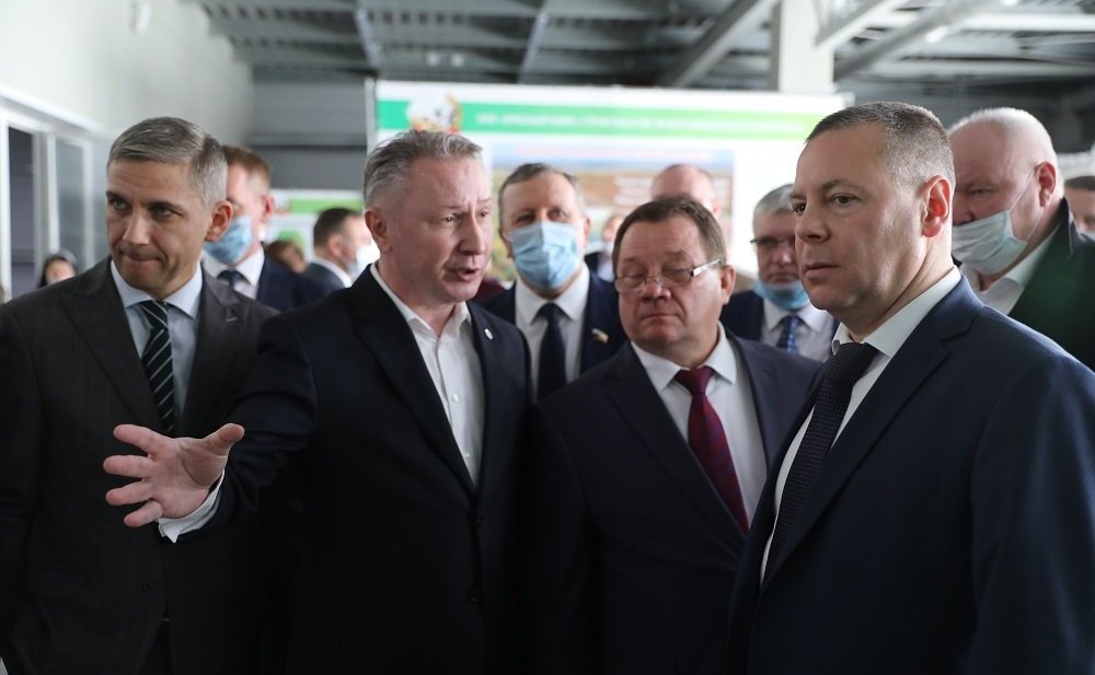 Сергей Березкин принял участие в церемонии открытия нового животноводческого комплекса «Красный маяк», расположенного в Ростовском районе