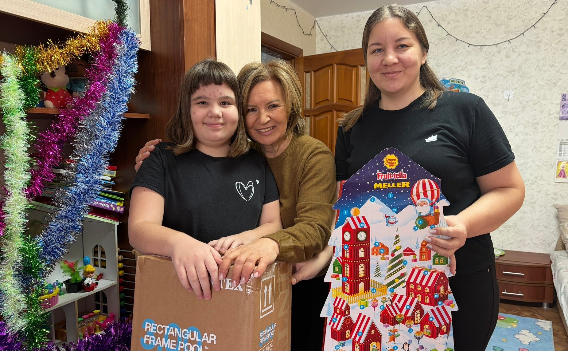 Марина Сидухина поздравила двух девочек из Самарской области в рамках Всероссийской акции «Елка желаний»