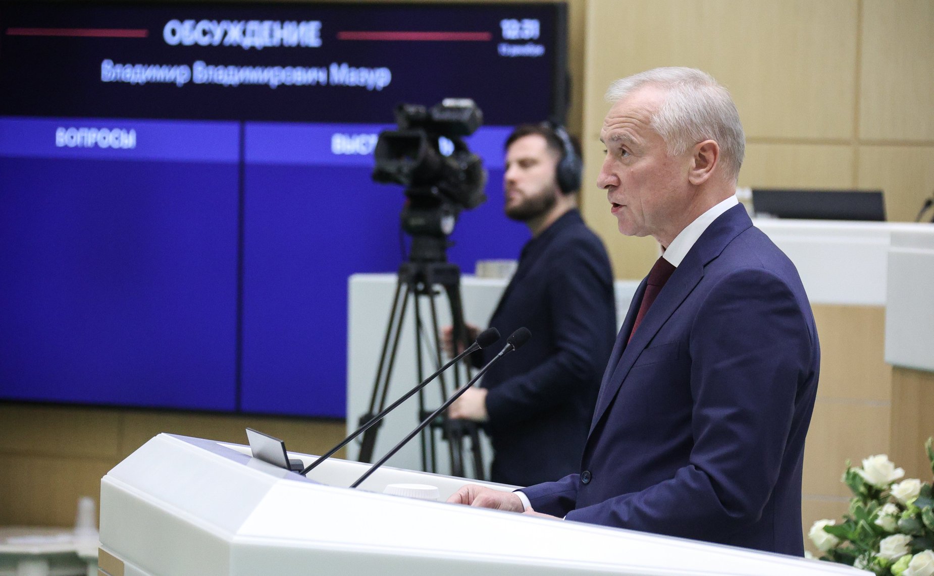 Губернатор Томской области Владимир Мазур