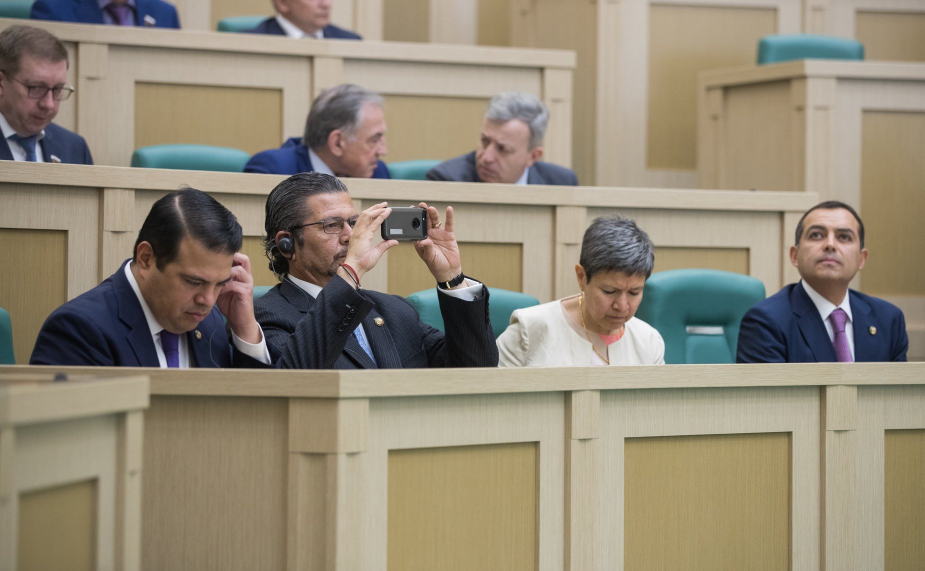 Председатель Палаты сенаторов Генерального конгресса Мексики Э. Арройо