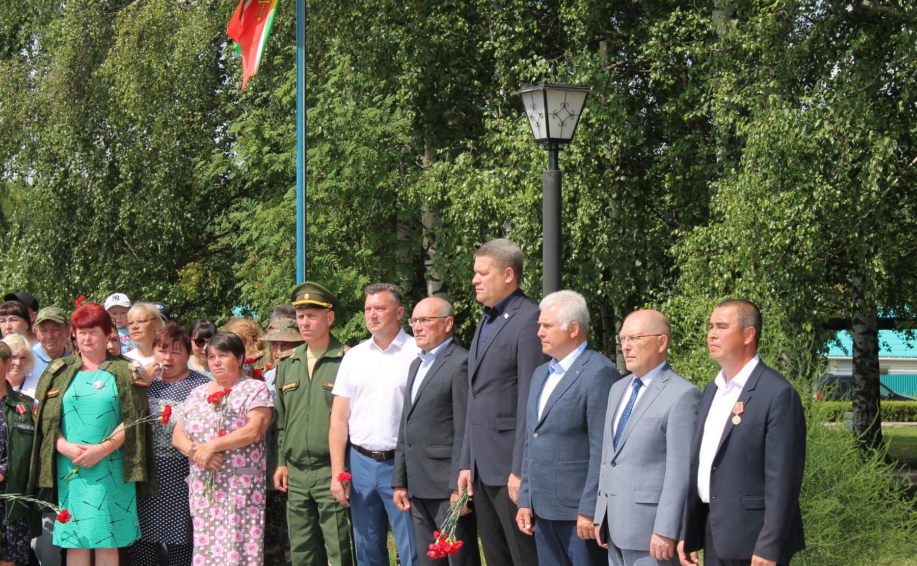 Сергей Мартынов принял участие в открытии в Республике Марий Эл мемориала в честь бойцов СВО