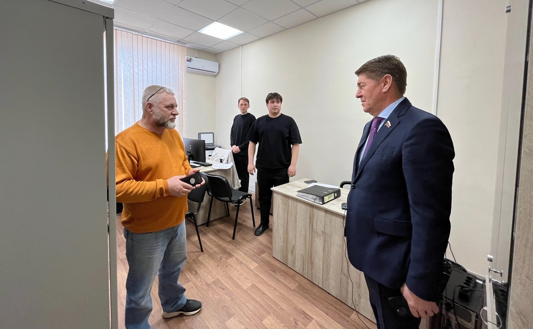 Андрей Шевченко обсудил в Оренбургской области с руководством филиала фонда «Защитники Отечества» вопросы сопровождения ветеранов СВО