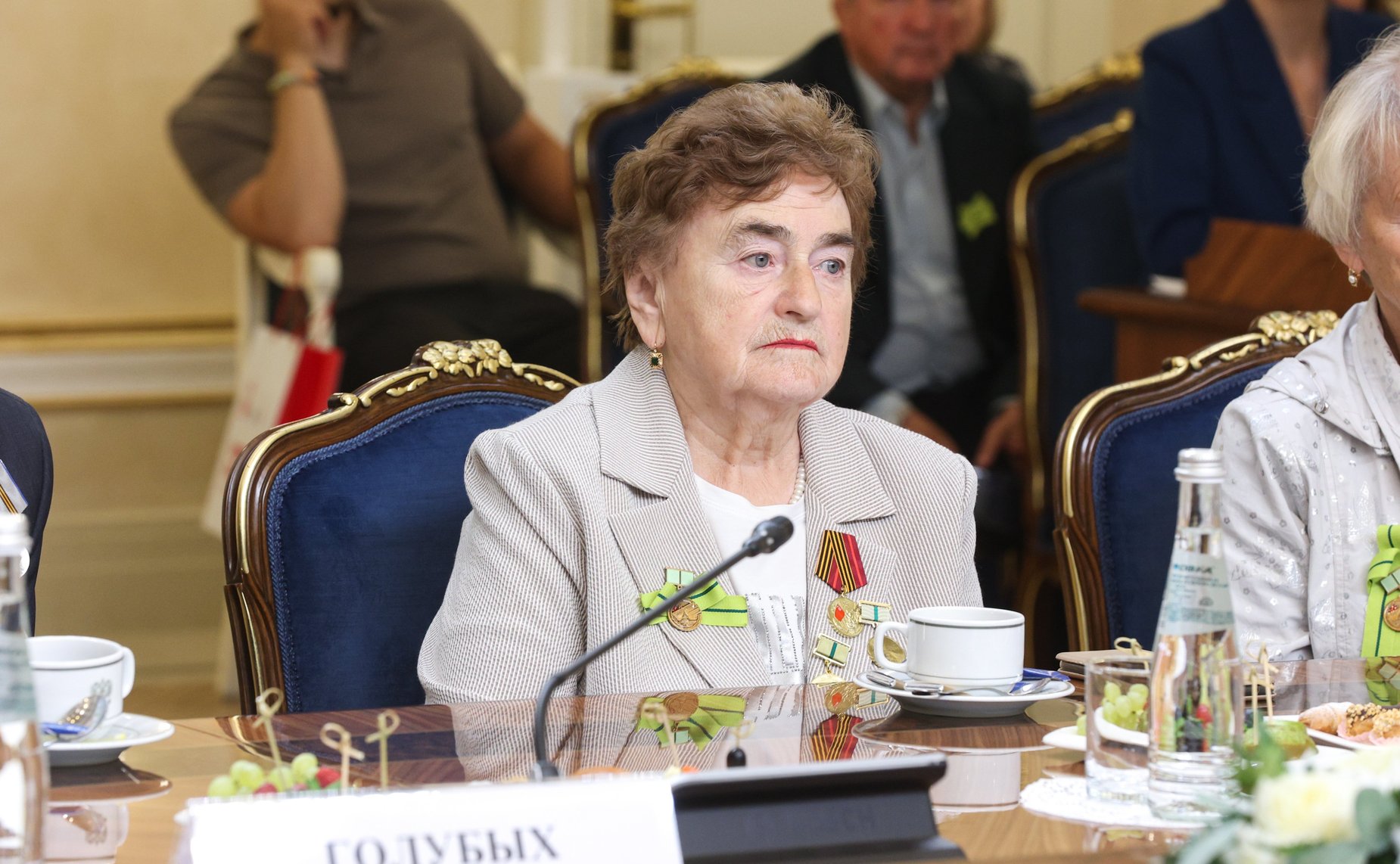 Встреча Председателя Совета Федерации Валентины Матвиенко с делегацией общества «Жители блокадного Ленинграда» Санкт-Петербурга