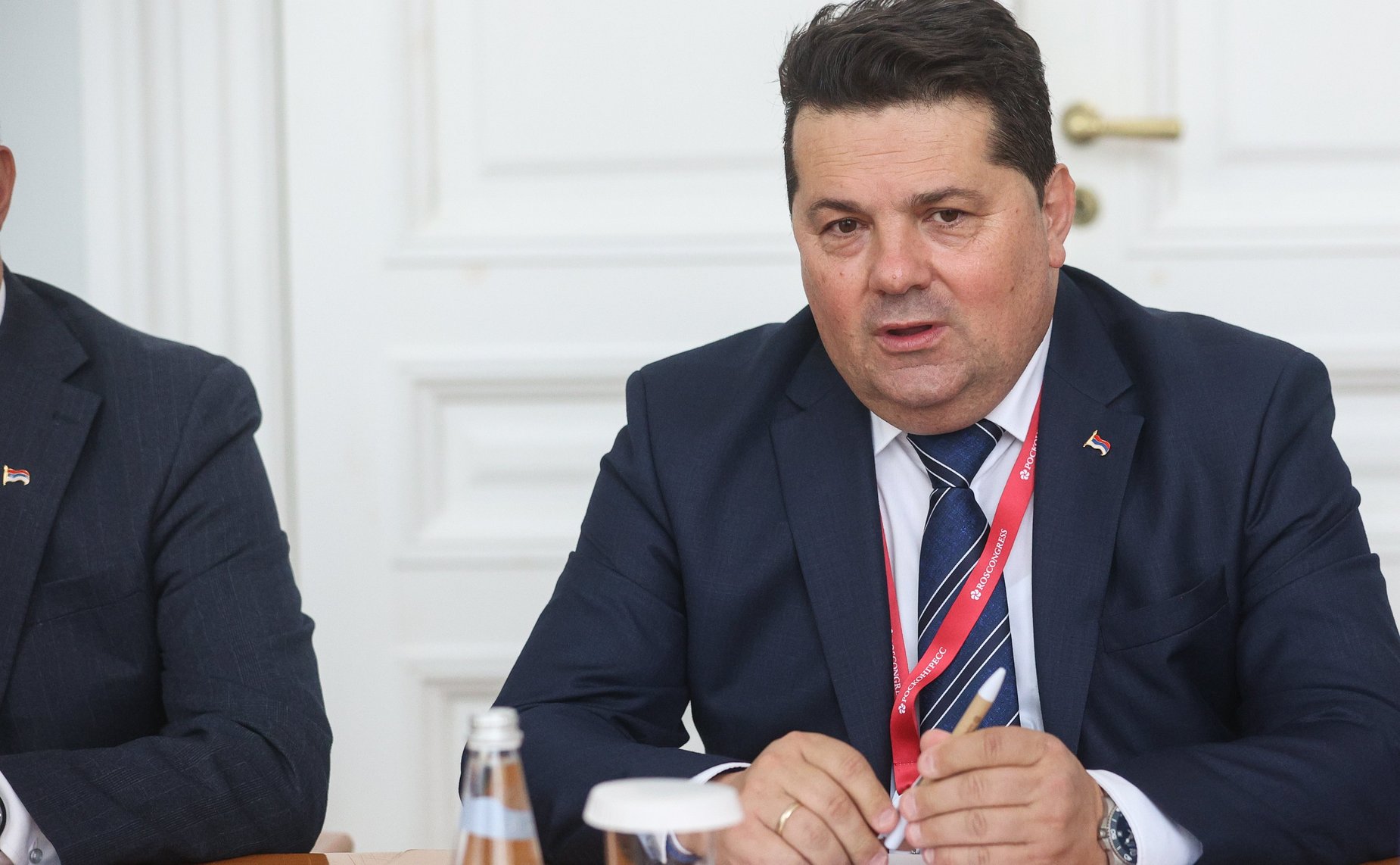 Константин Косачев провел встречу с Председателем Народной скупщины Республики Сербской (Босния и Герцеговина) Ненадом Стевандичем