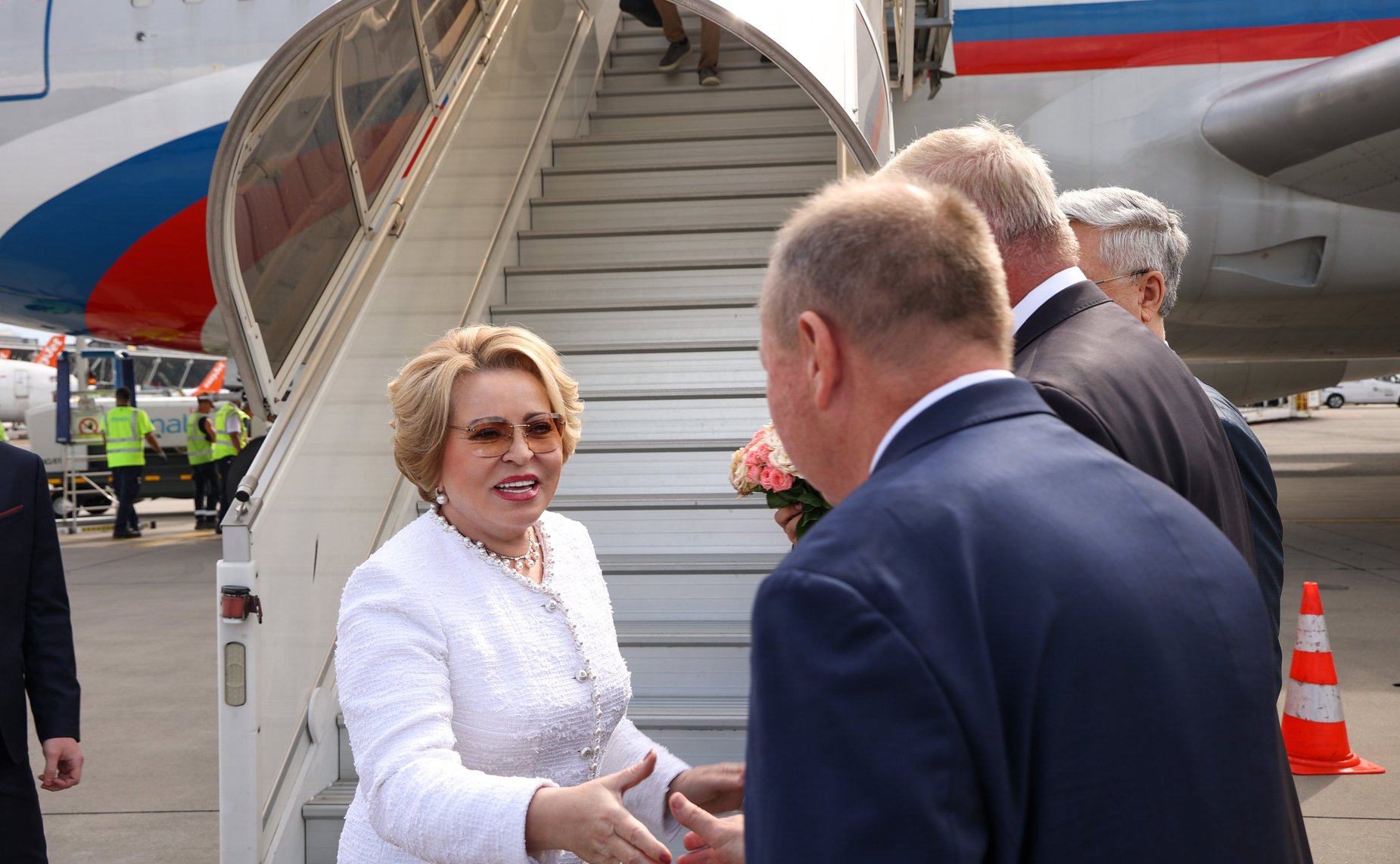 Делегация Федерального Собрания во главе с Председателем Совета Федерации Валентиной Матвиенко прибыла в Женеву для участия в мероприятиях, организованных Межпарламентским союзом (МПС)