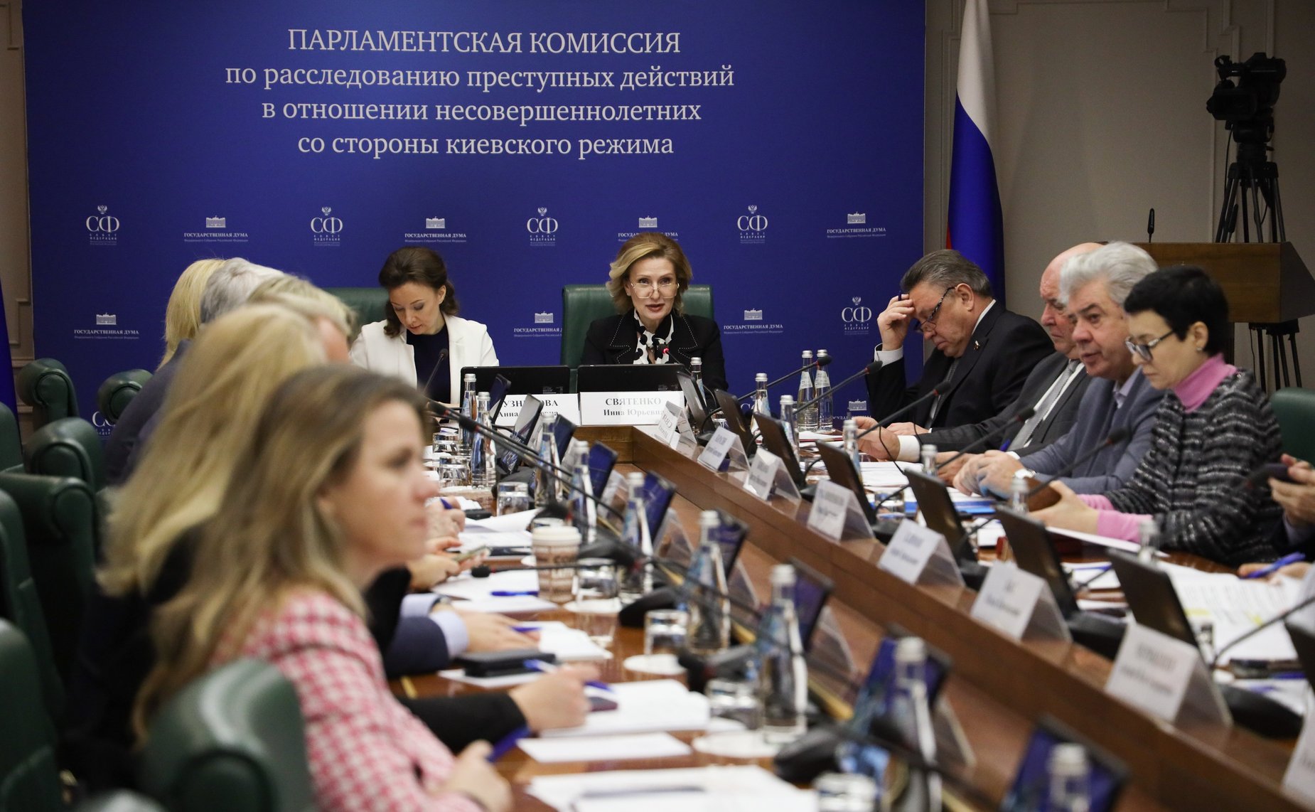 Заседание парламентской комиссии по расследованию преступных действий в отношении несовершеннолетних со стороны киевского режима