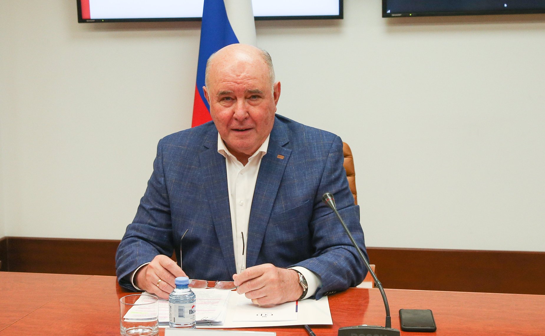 Встреча Григория Карасина с председателем Комиссии по иностранным делам и миграции Сената Итальянской Республики Вито Петрочелли