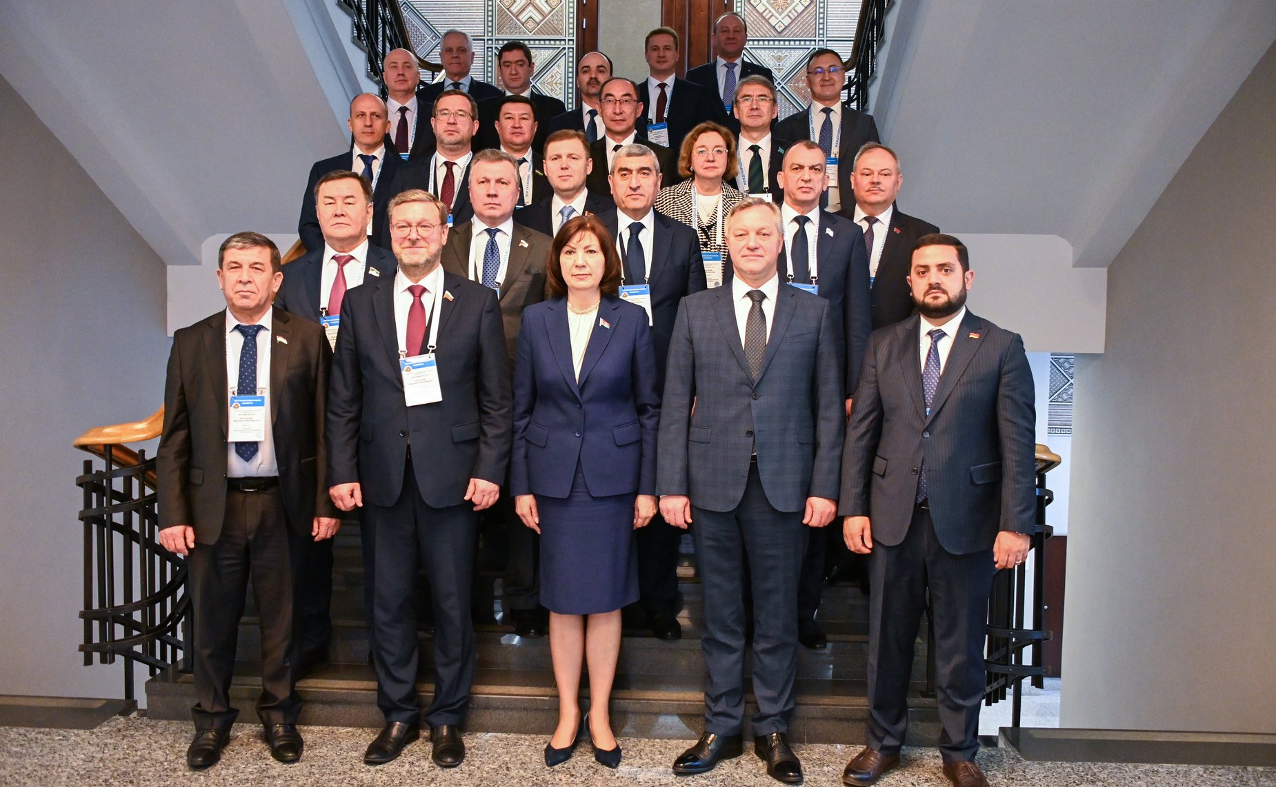 Российские законодатели в рамках визита провели встречу с Председателем Совета Республики Национального собрания Республики Беларусь Натальей Кочановой