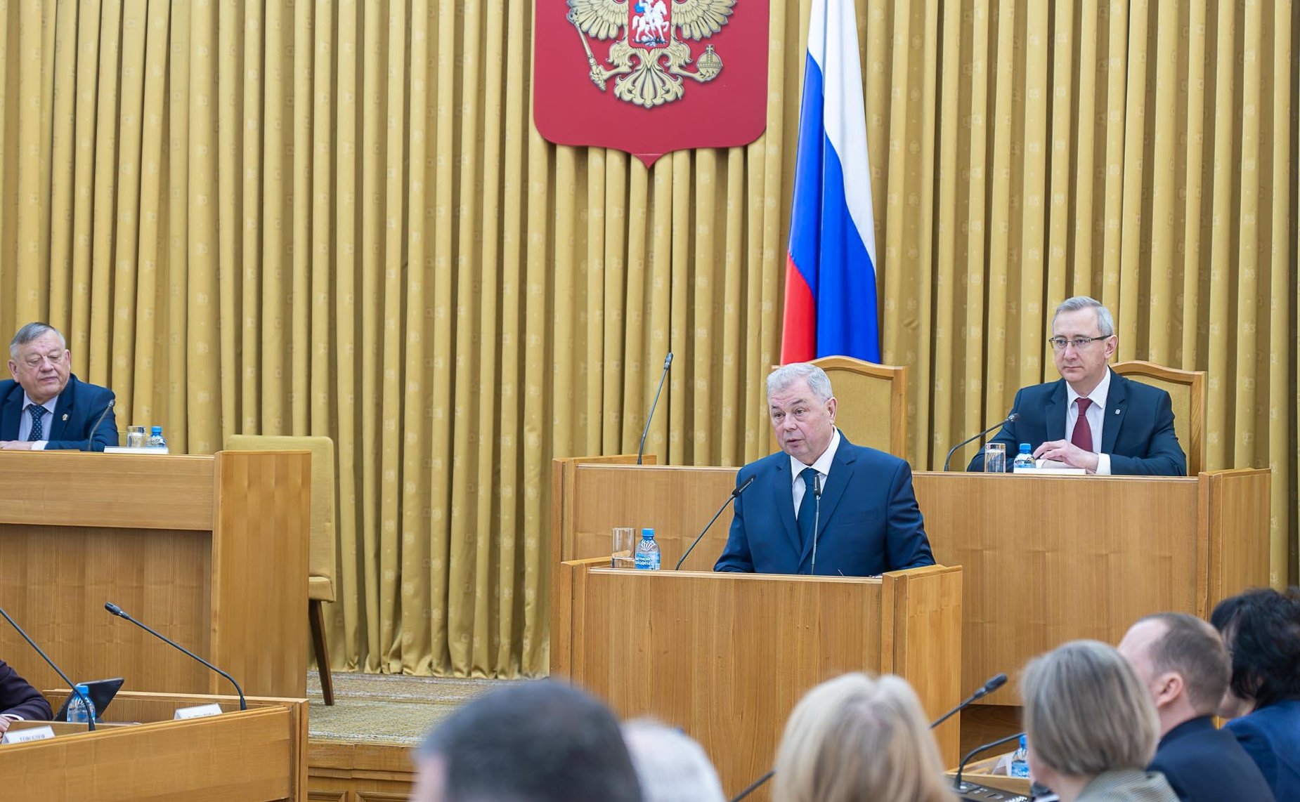 Анатолий Артамонов в Калуге представил отчет о своей работе в Совете Федерации