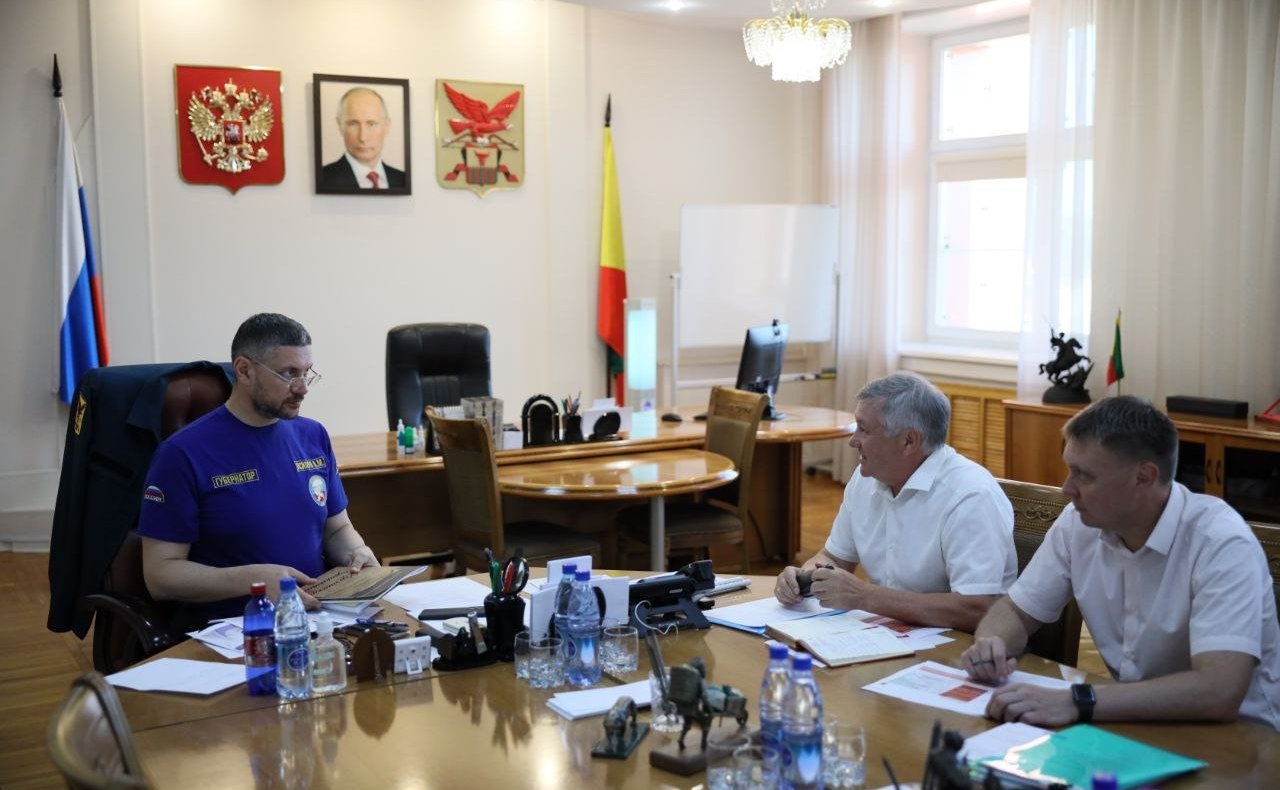 Встреча Сергея Михайлова с губернатором Забайкалья Александром Осиповым