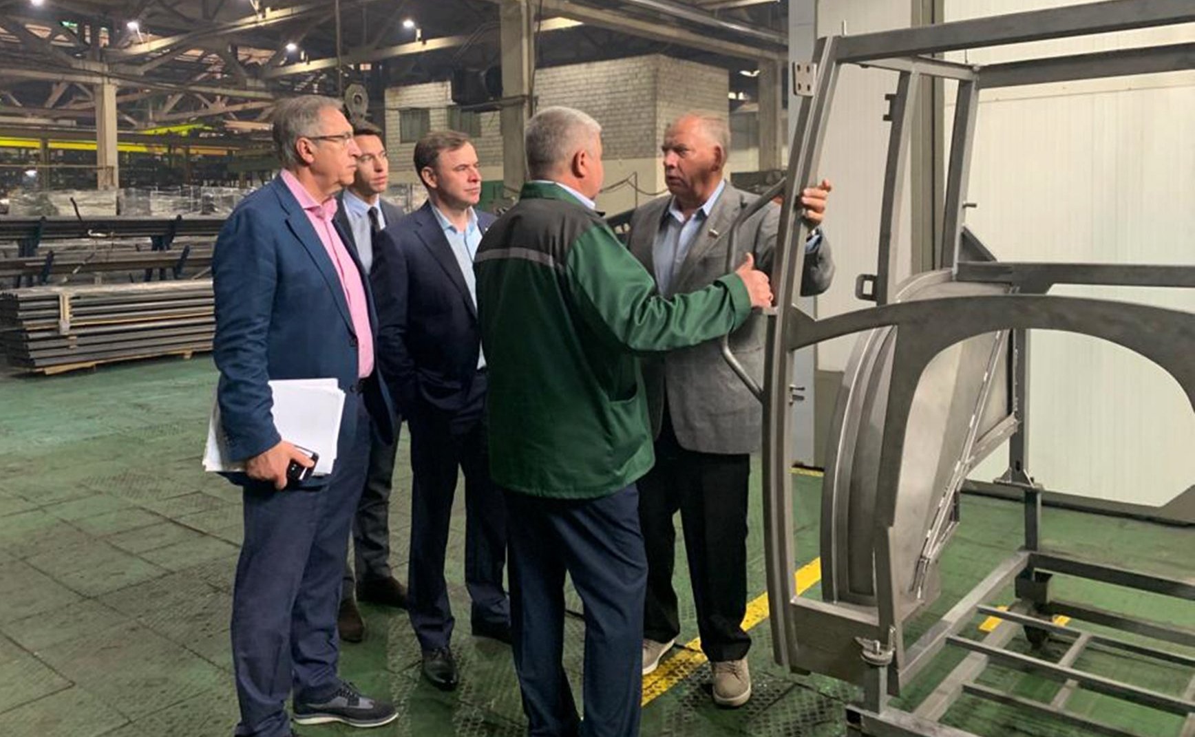 С. Митин и В. Новожилов посетили предприятие Мехинструмент