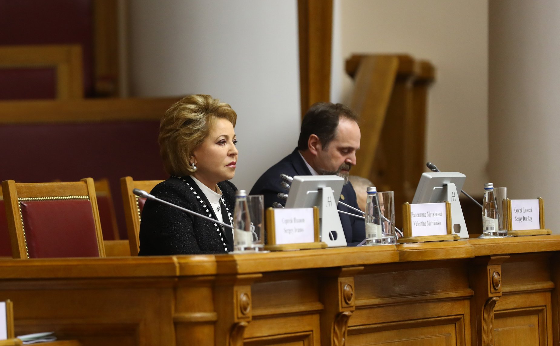 В. Матвиенко на пленарном заседании VIII Невского экологического конгресса