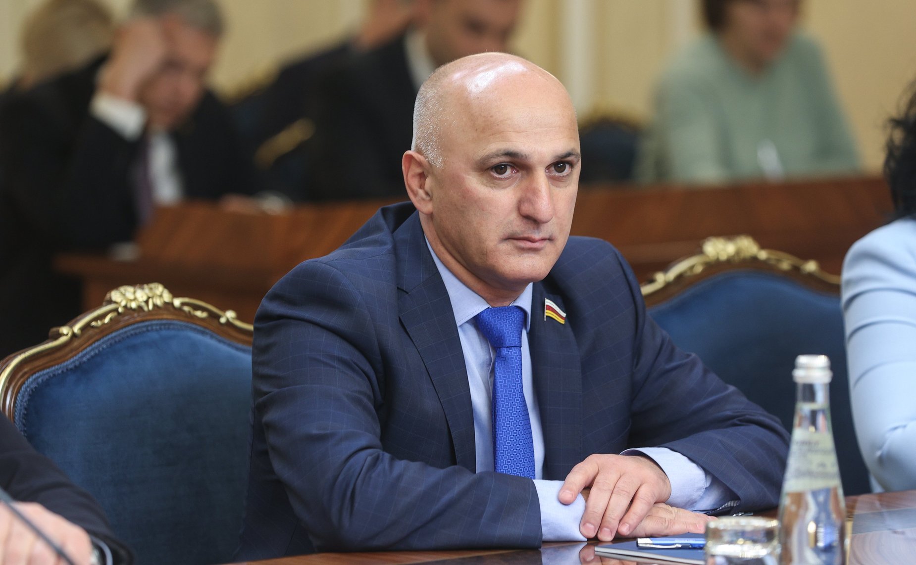 Встреча Председателя СФ Валентины Матвиенко с Председателем Парламента Республики Южная Осетия Аланом Алборовым