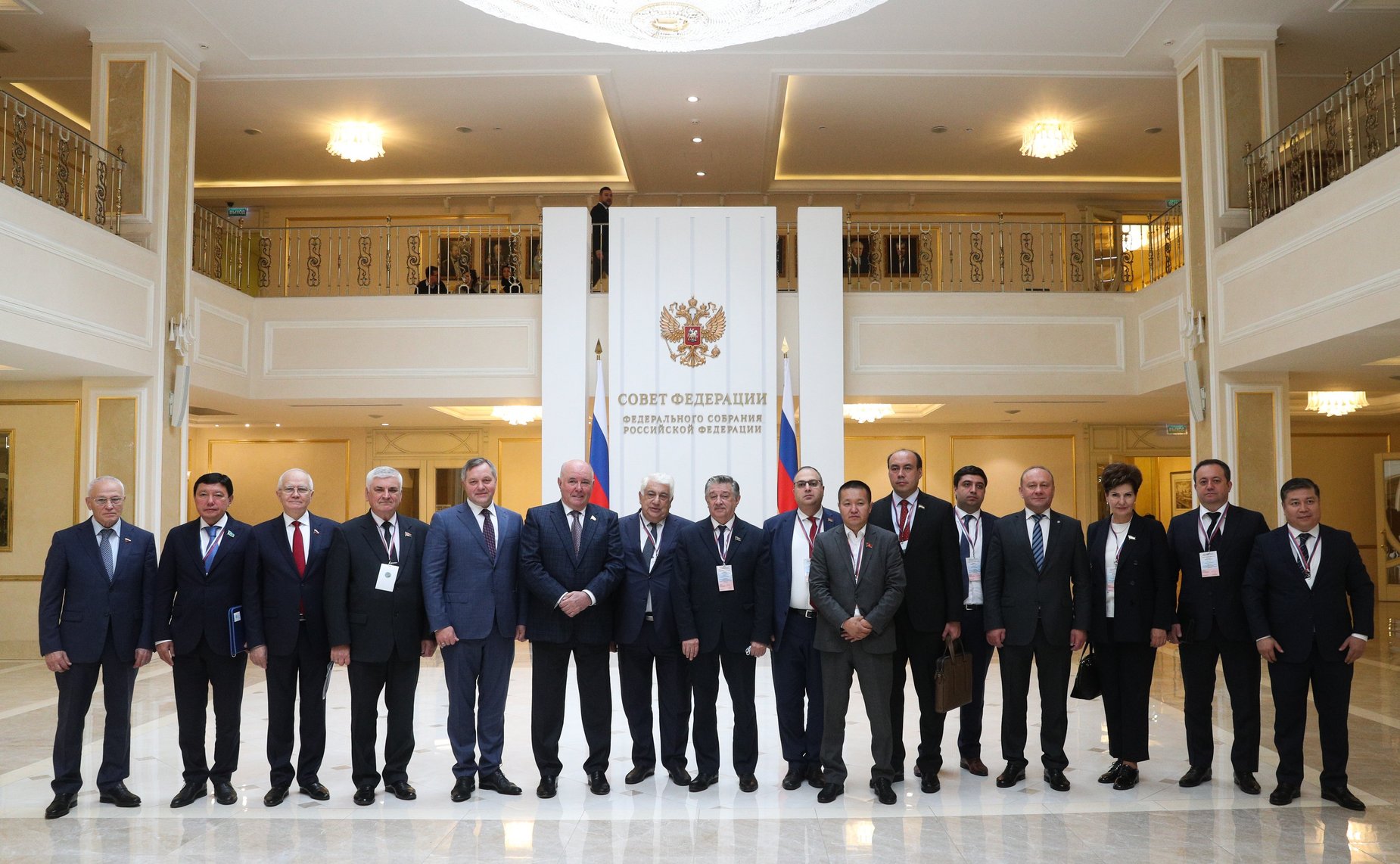 Встреча сенаторов РФ с группой международных наблюдателей от МПА СНГ на выборах депутатов ГД