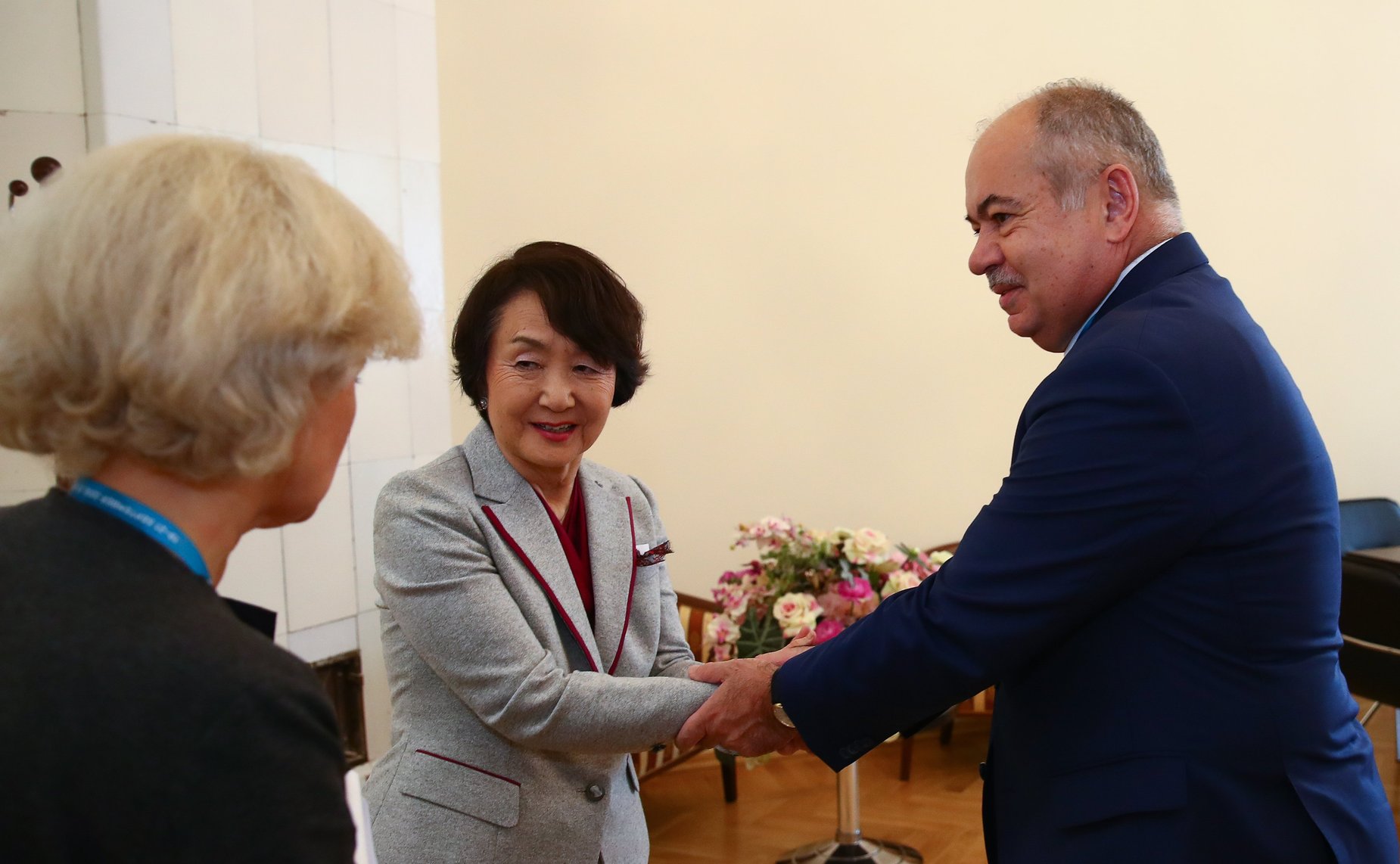 Двусторонняя встреча зам. Председателя СФ И.М.-С. Умаханова с мэром г. Йокагама Фумико Хаяси (Япония)