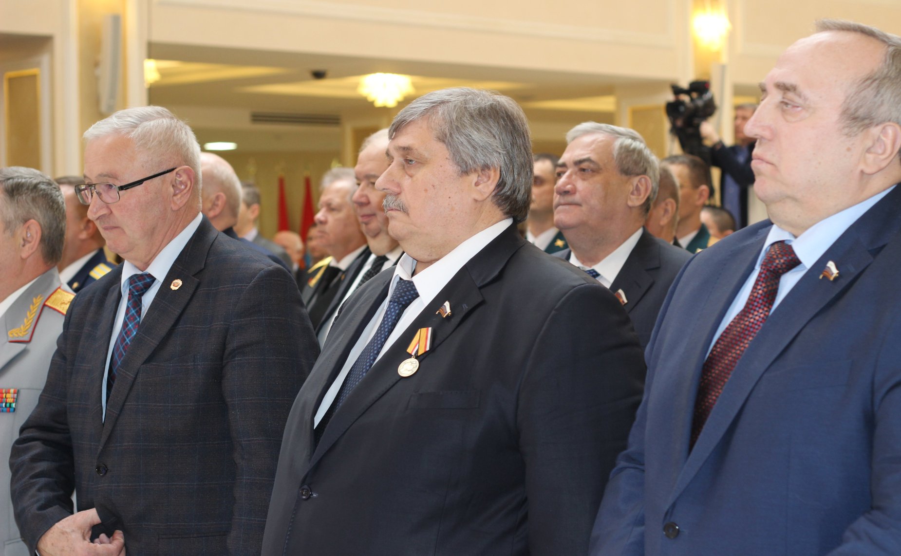 М. Козлов принял участие в совместном торжественном заседании Комитета СФ по обороне и безопасности и Клуба военачальников Российской Федерации, посвященного 100-летию со дня создания Красной Армии