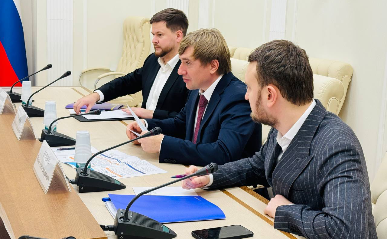 В Совете Федерации прошла рабочая встреча координатора Палаты молодых законодателей (ПМЗ) Игоря Кастюкевича с руководителем Росмолодёжи Григорием Гуровым и представителями ПМЗ