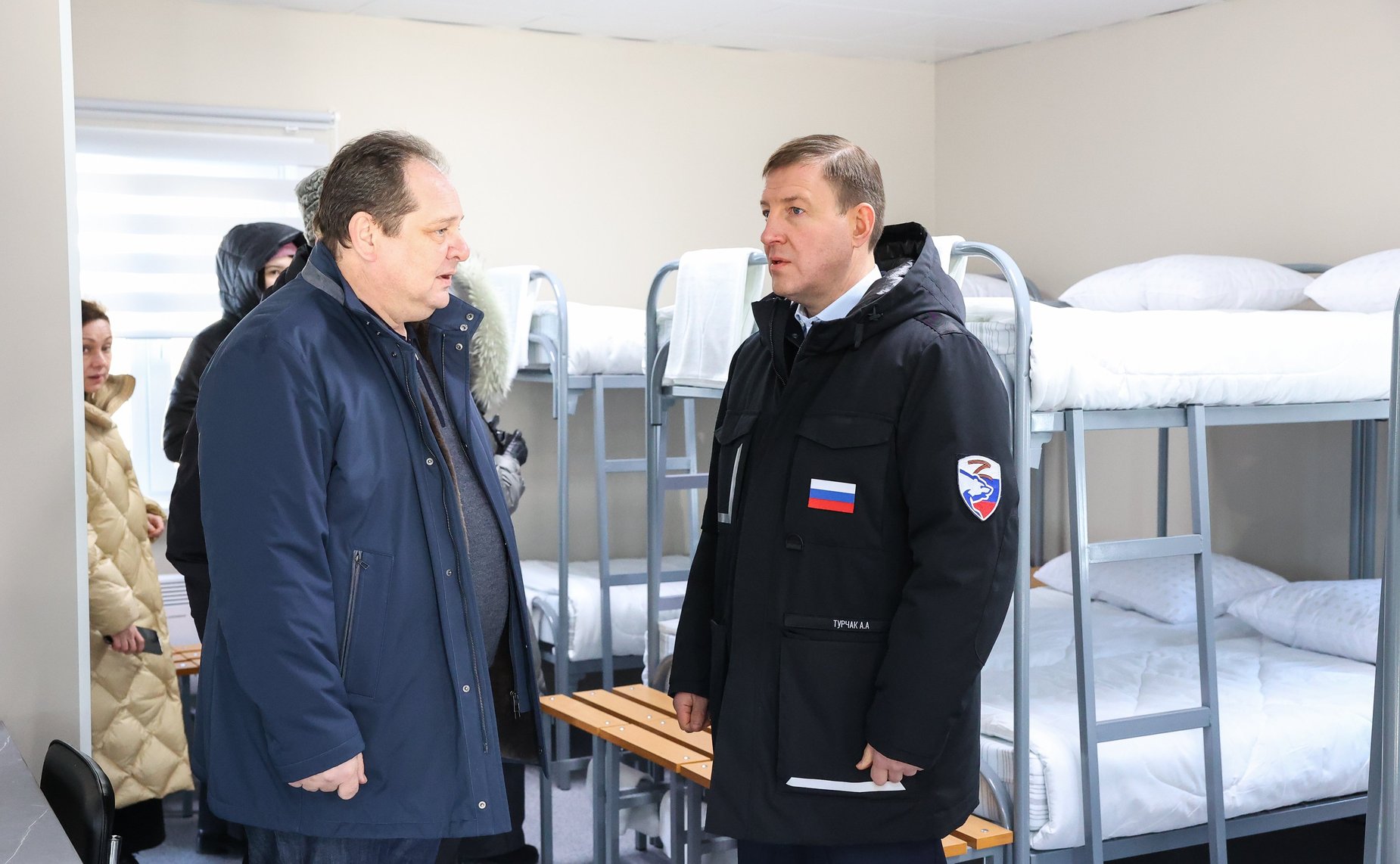 В Еврейской автономной области первый заместитель Председателя СФ Андрей Турчак с губернатором Ростиславом Гольдштейном посетили полевой учебно-тренировочный комплекс