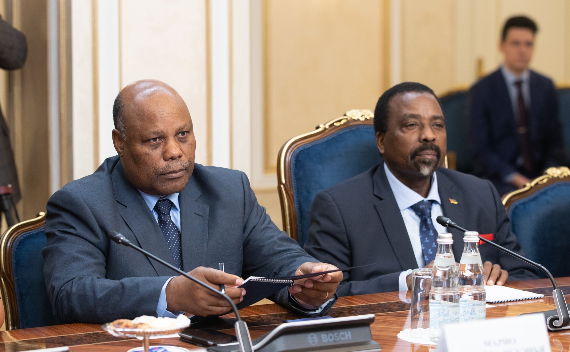 Встреча Николая Федорова с первым заместителем Председателя Ассамблеи Республики Мозамбик, Руководителем Административного совета Ассамблеи Антониу Жозе Амелией