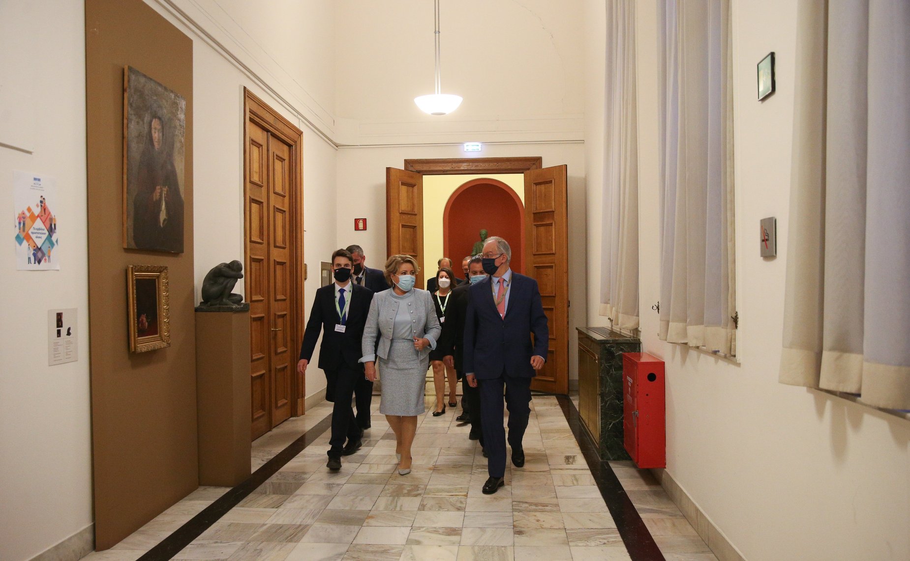 Встреча Председателя СФ Валентины Матвиенко с Председателем Парламента Греции Константиносом Тасуласом