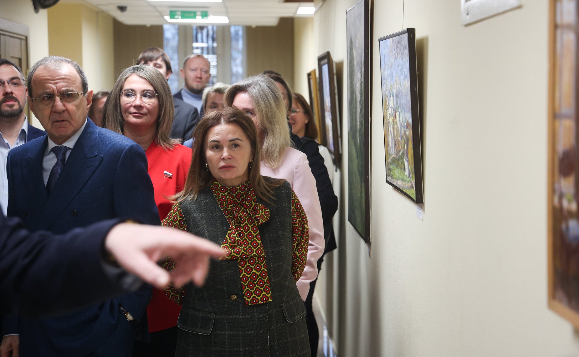 Открытие выставки члена-корреспондента Российской академии художеств Сергея Борисова «Край ты мой родной»