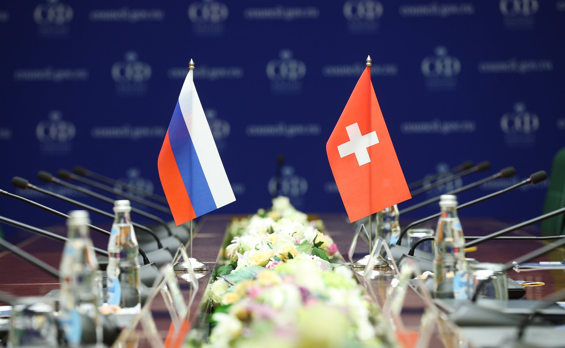 Встреча Григория Карасина с Чрезвычайным и Полномочным Послом Швейцарской Конфедерации в РФ