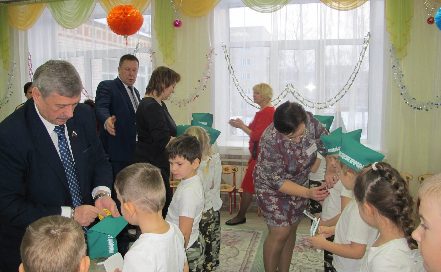 М. Козлов посетил детский сад №5 «Улыбка» города Волгореченска
