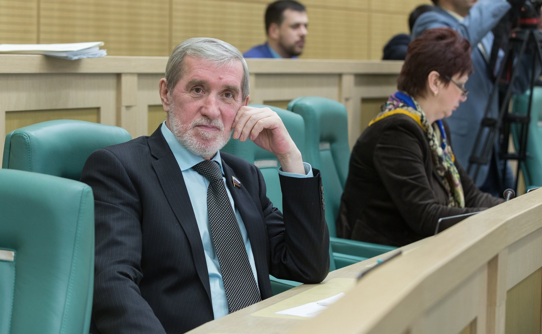 А. Ермаков на 386-м заседании Совета Федерации