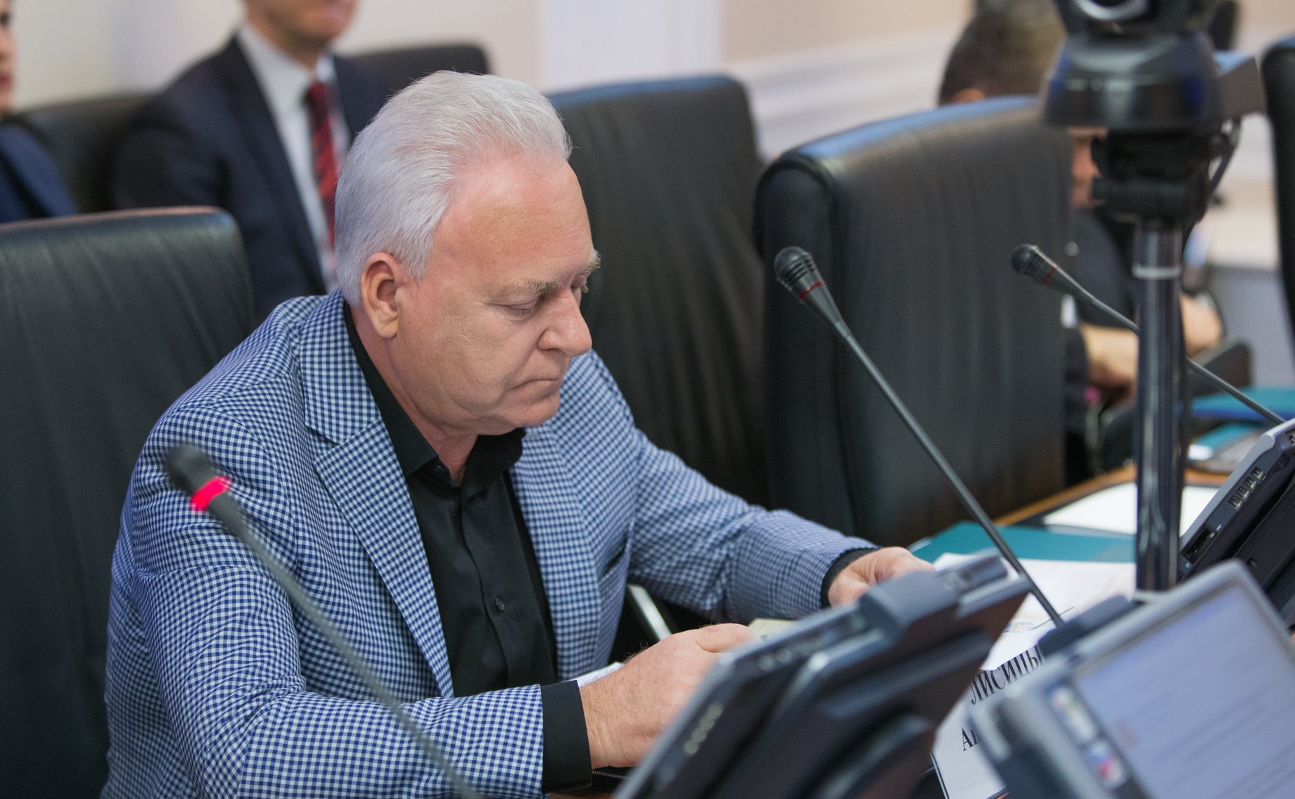 А. Лисицын Заседание Комитета Совета Федерации по международным делам