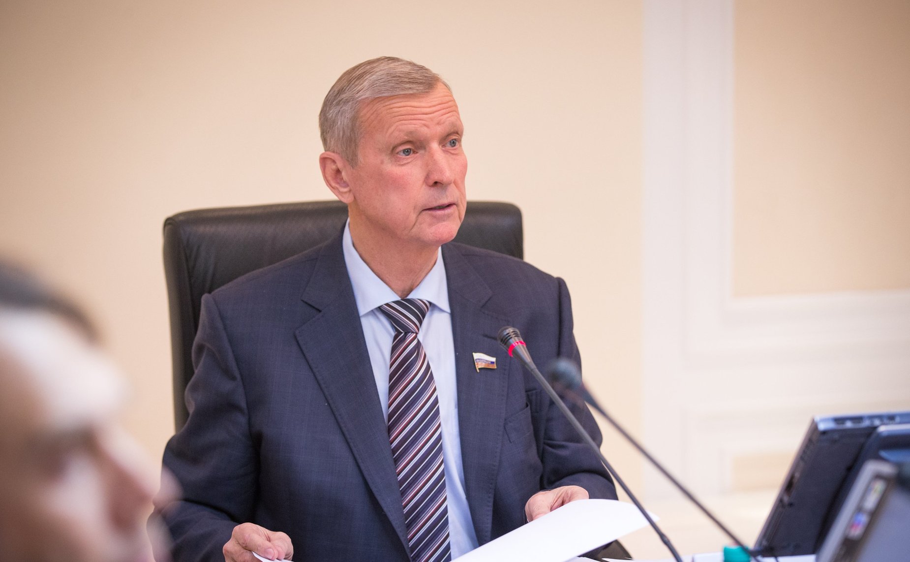 Г. Горбунов на расширенном заседание Комитета СФ по аграрно-продовольственной политике и природопользованию