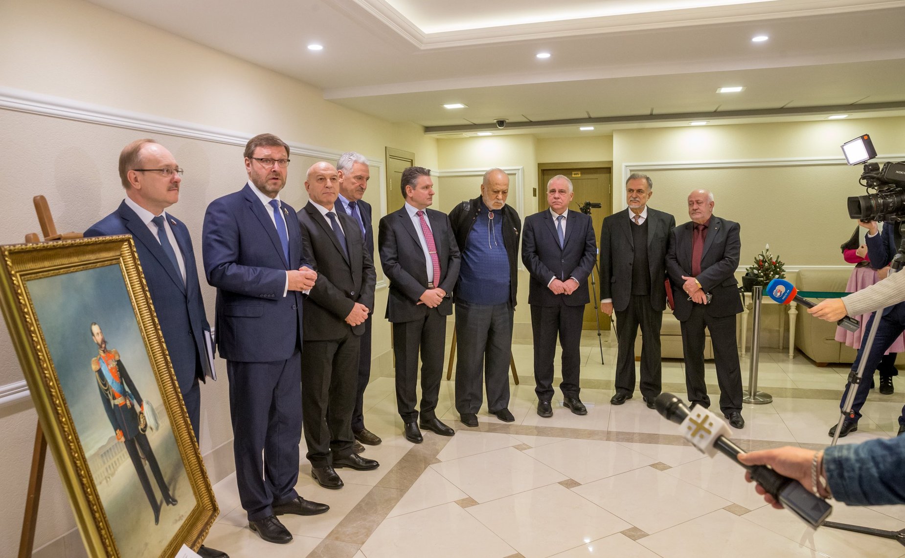 Открытие выставки репродукций картин русских художников, посвященной 140-летию окончания Русско-турецкой освободительной войны 1877–1878 годов