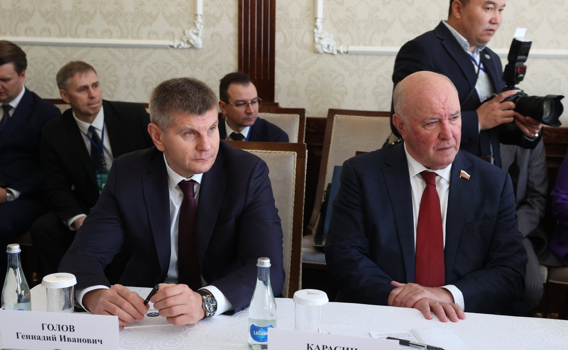 Встреча Председателя Совета Федерации Валентины Матвиенко с Председателем Жогорку Кенеша Киргизской Республики Нурланбеком Шакиевым