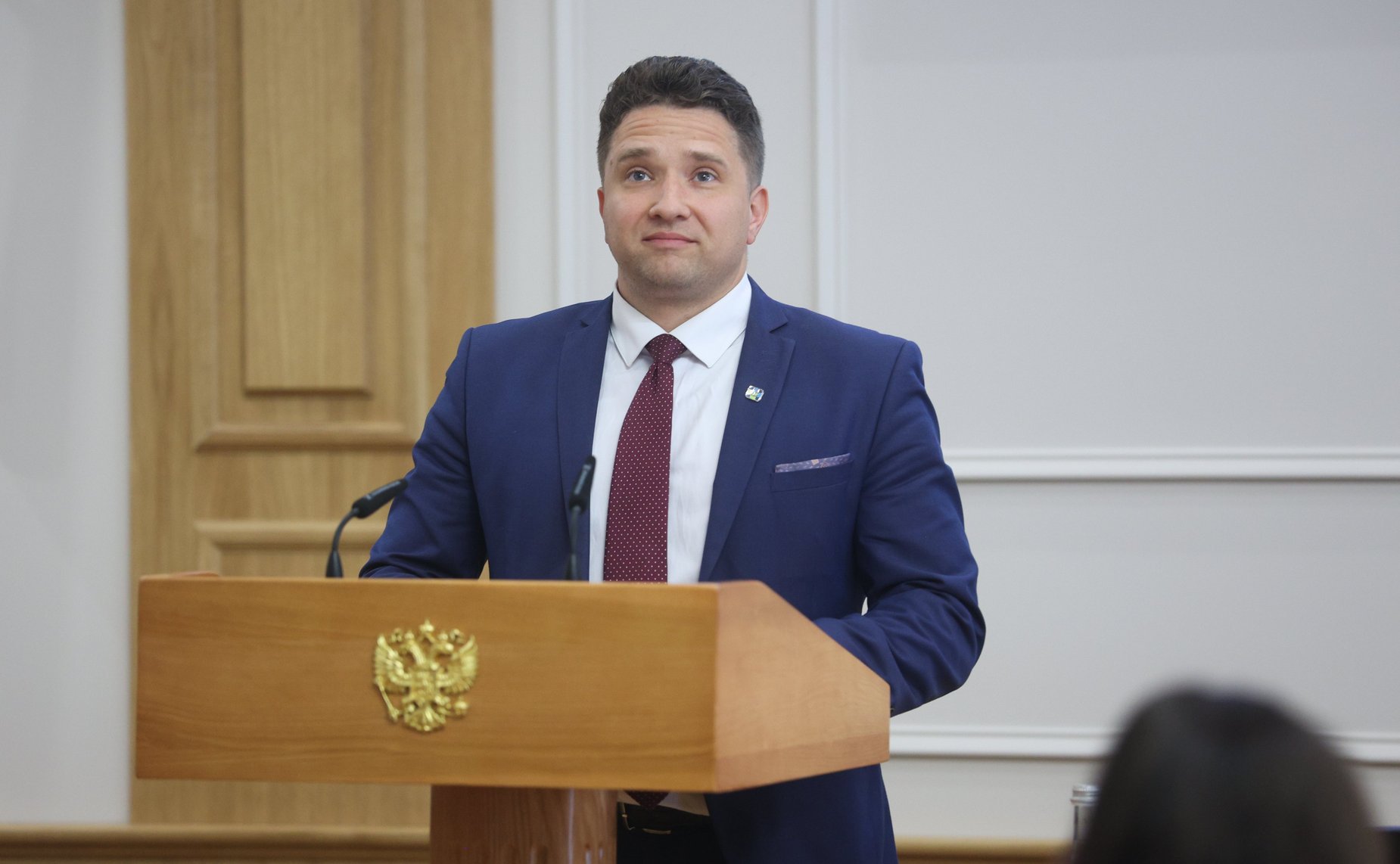 Встреча Председателя СФ Валентины Матвиенко с победителями Всероссийского конкурса молодежных авторских проектов и проектов в сфере образования «Моя страна- моя Россия»