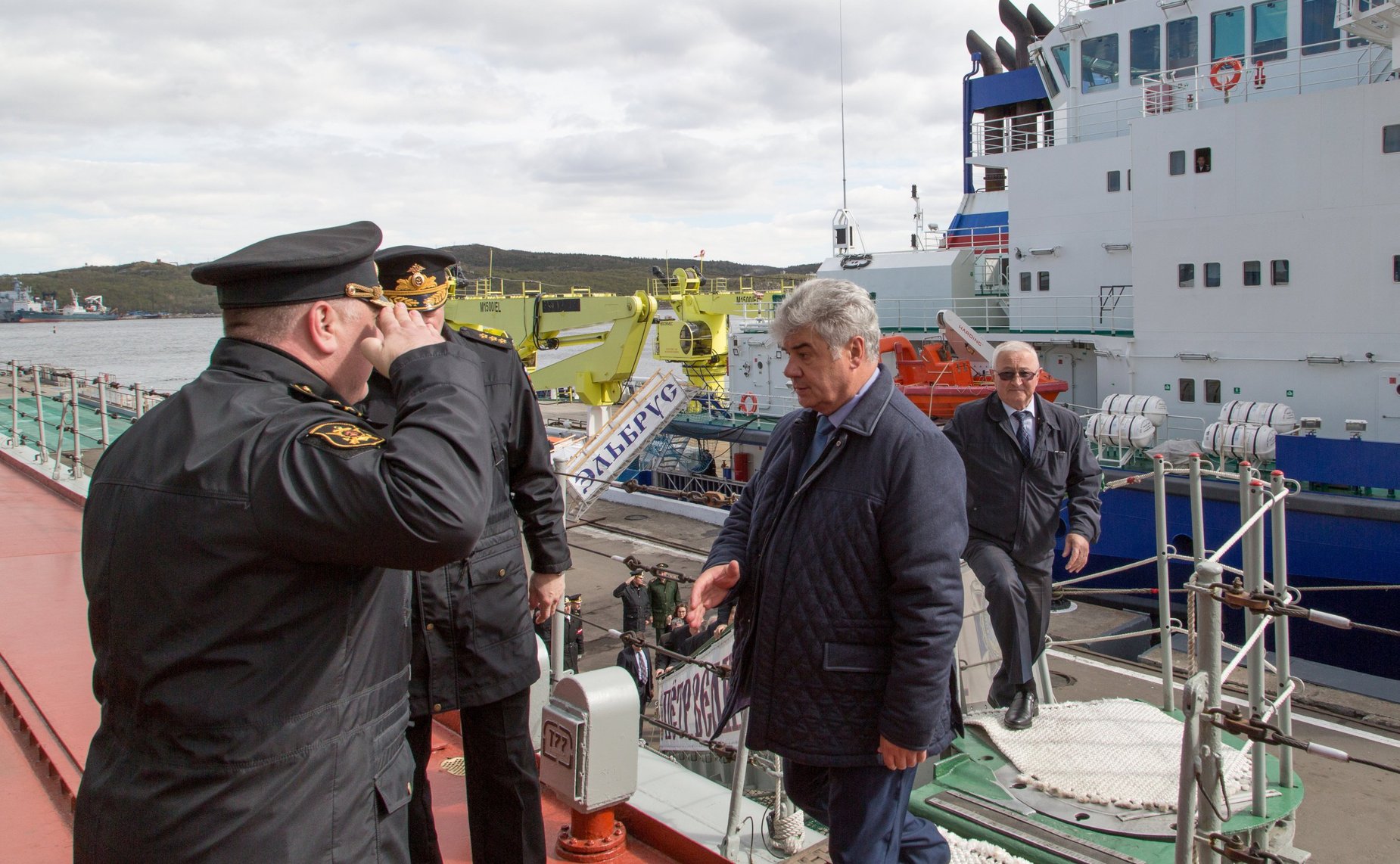 Выездное заседание Комитета СФ по обороне и безопасности в Гаджиево (Мурманская область)