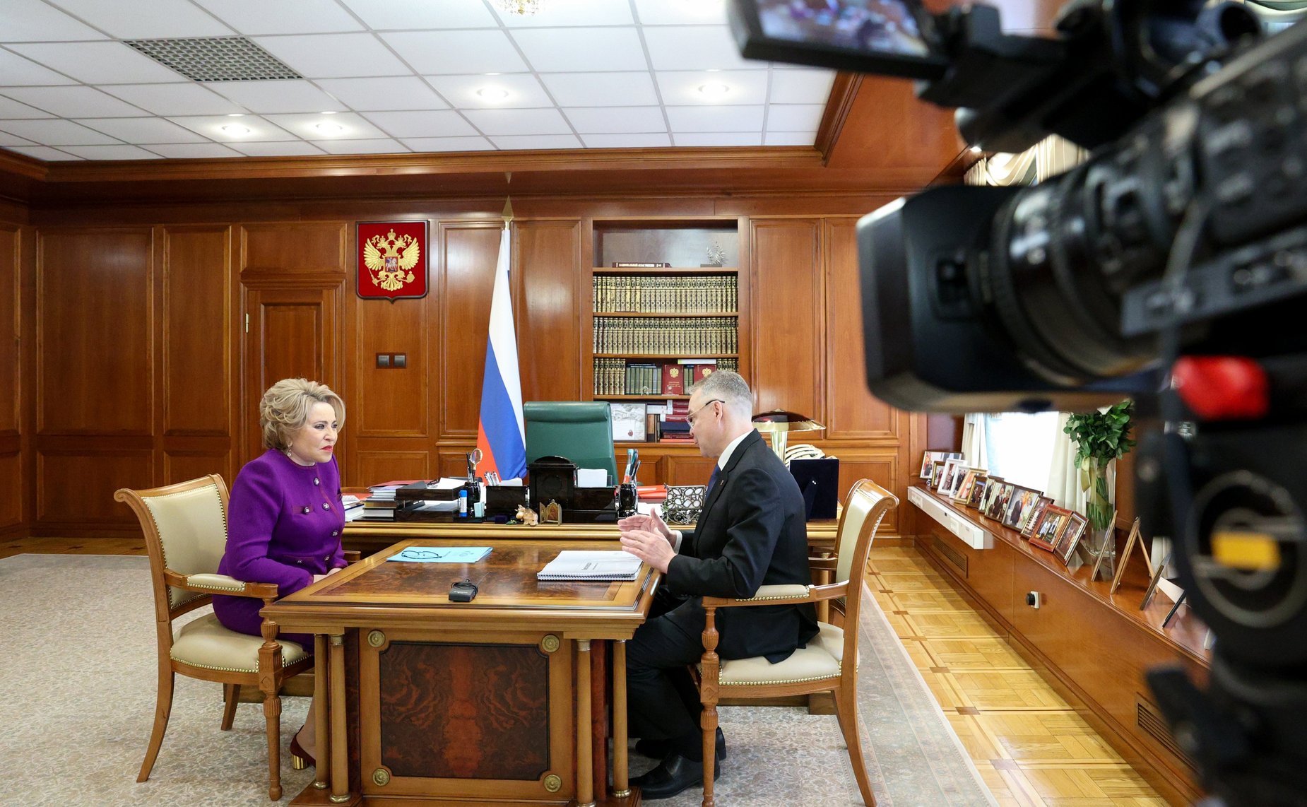 Валентина Матвиенко провела встречу с губернатором Ставропольского края Владимиром Владимировым