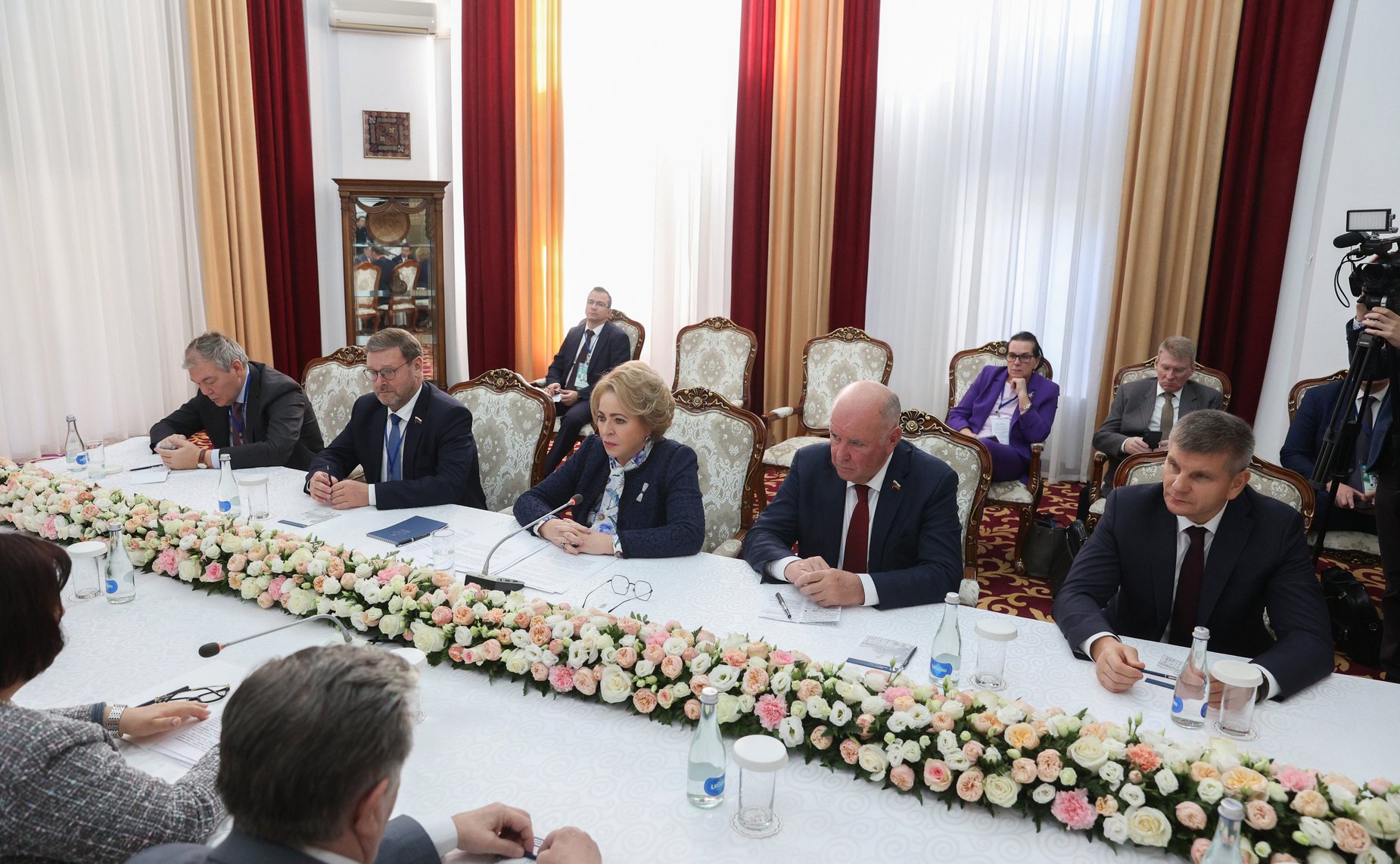 Встреча Председателя СФ Валентины Матвиенко с Председателем Милли Меджлиса Азербайджанской Республики Сагибой Гафаровой