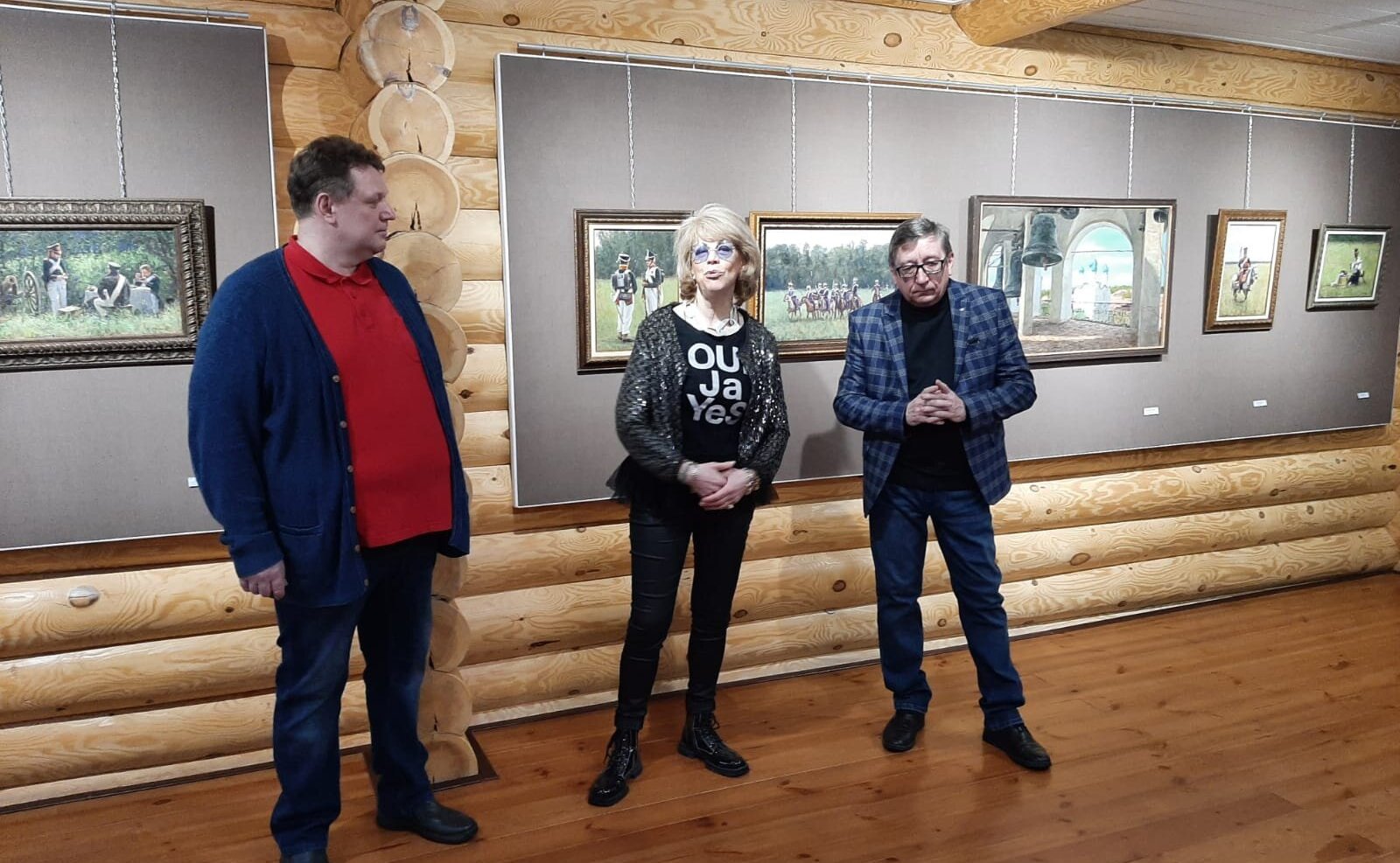 Сергей Березкин побывал на открытии выставки «Россия — Родина моя!» художника Сергея Борисова