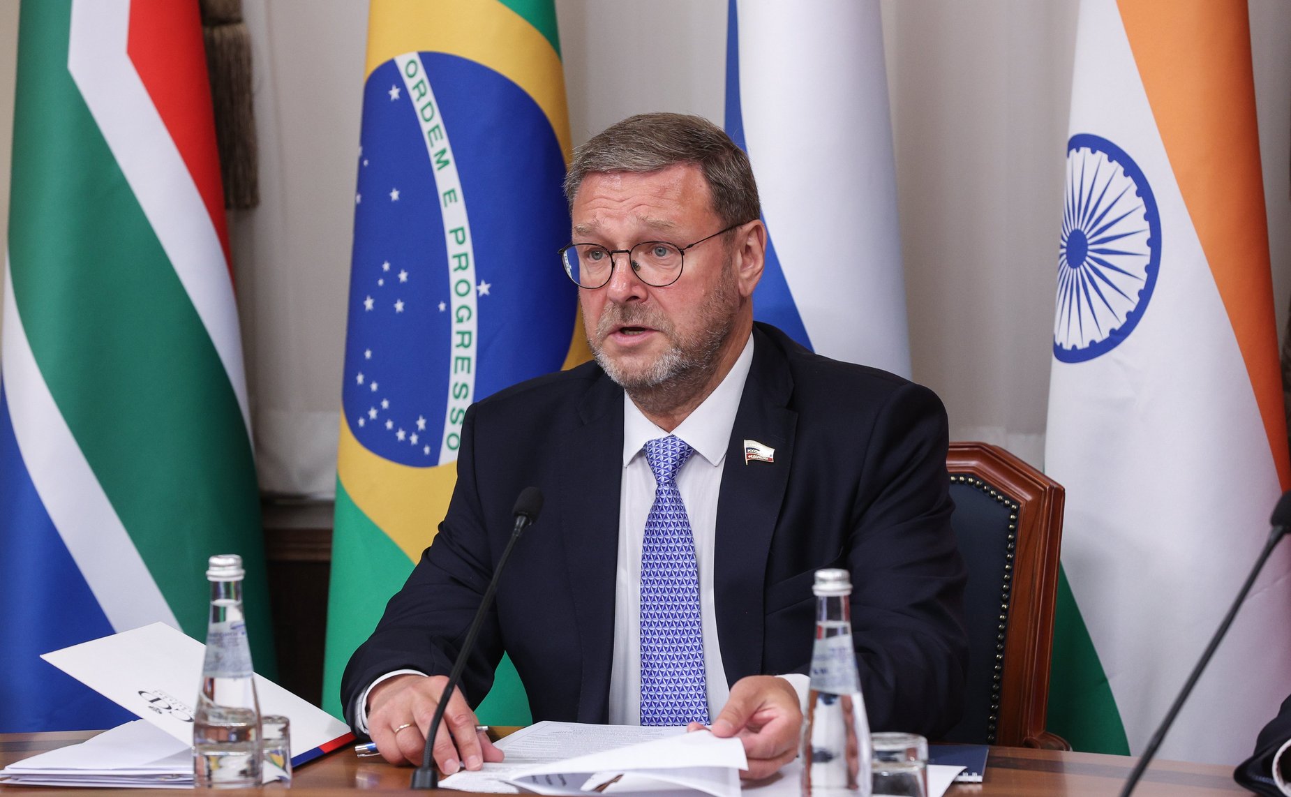 Участие делегации СФ во главе с заместителем Председателя СФ Константином Косачевым в девятом Парламентском форуме БРИКС