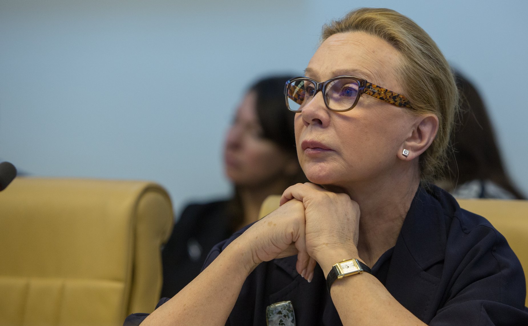 Л. Косткина Заседание Экспертного совета по здравоохранению, посвященного совершенствованию медико-социальной помощи людям с нарушениями психического здоровья