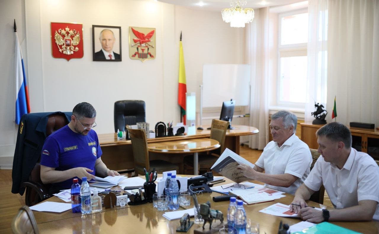 Встреча Сергея Михайлова с губернатором Забайкалья Александром Осиповым