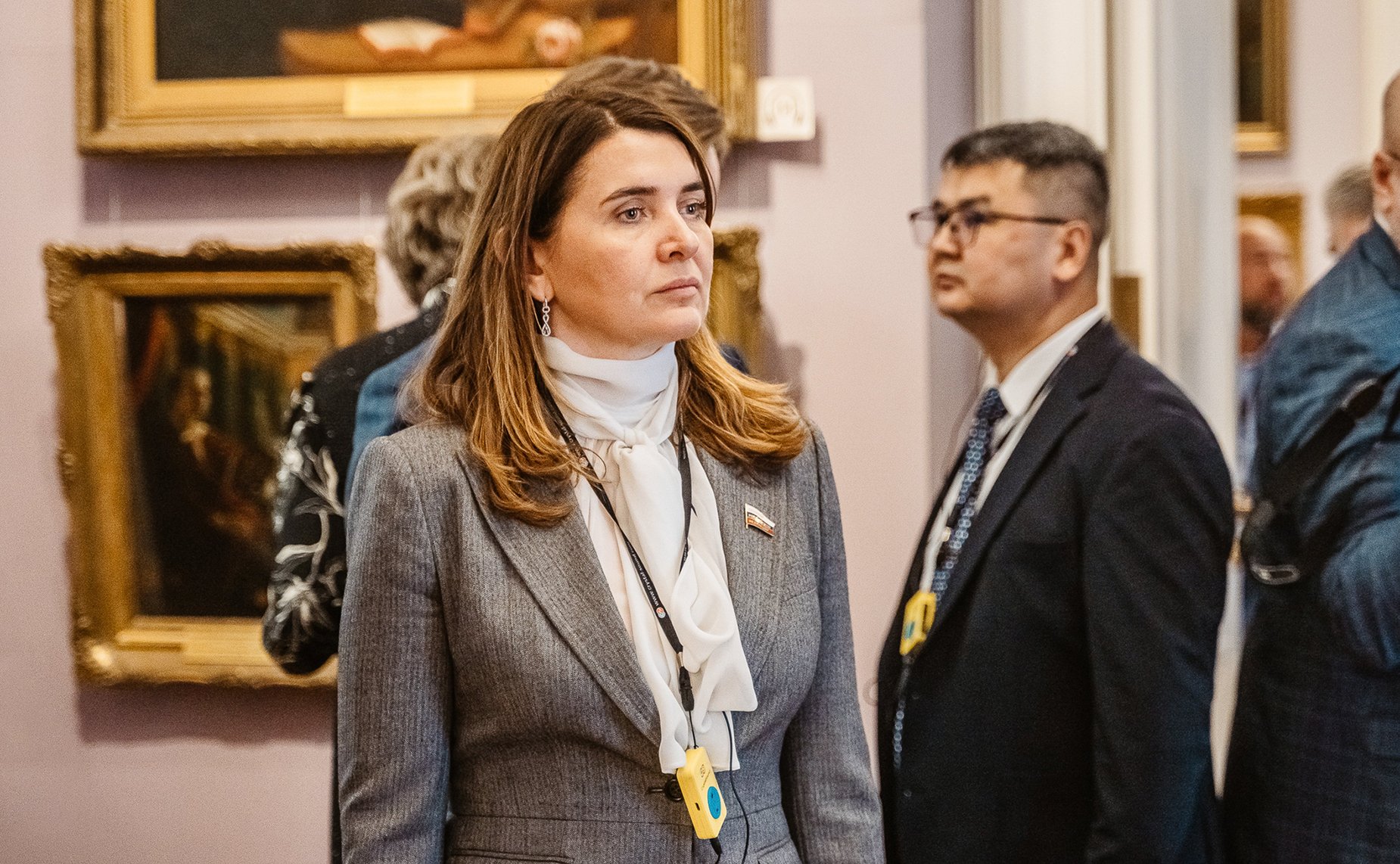 Участники 23-го заседания Комиссии по сотрудничеству между Советом Федерации и Сенатом Парламента Республики Казахстан посетили Тверской императорский путевой дворец