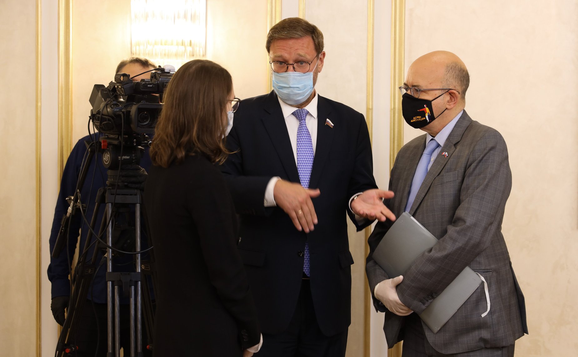 Переговоры Председателя СФ Валентины Матвиенко с Председателем Сената Французской Республики Жераром Ларше