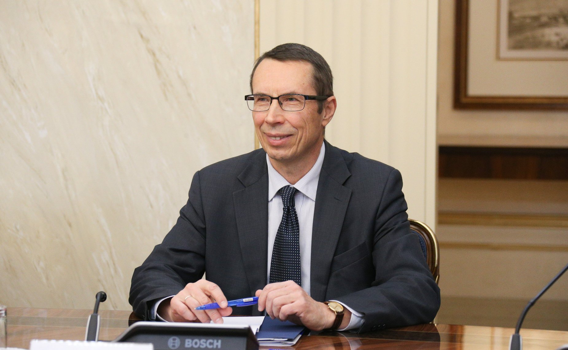 Встреча первого заместителя председателя Комитета СФ по международным делам Андрея Денисова с Чрезвычайным и Полномочным Послом Королевства Таиланд в РФ