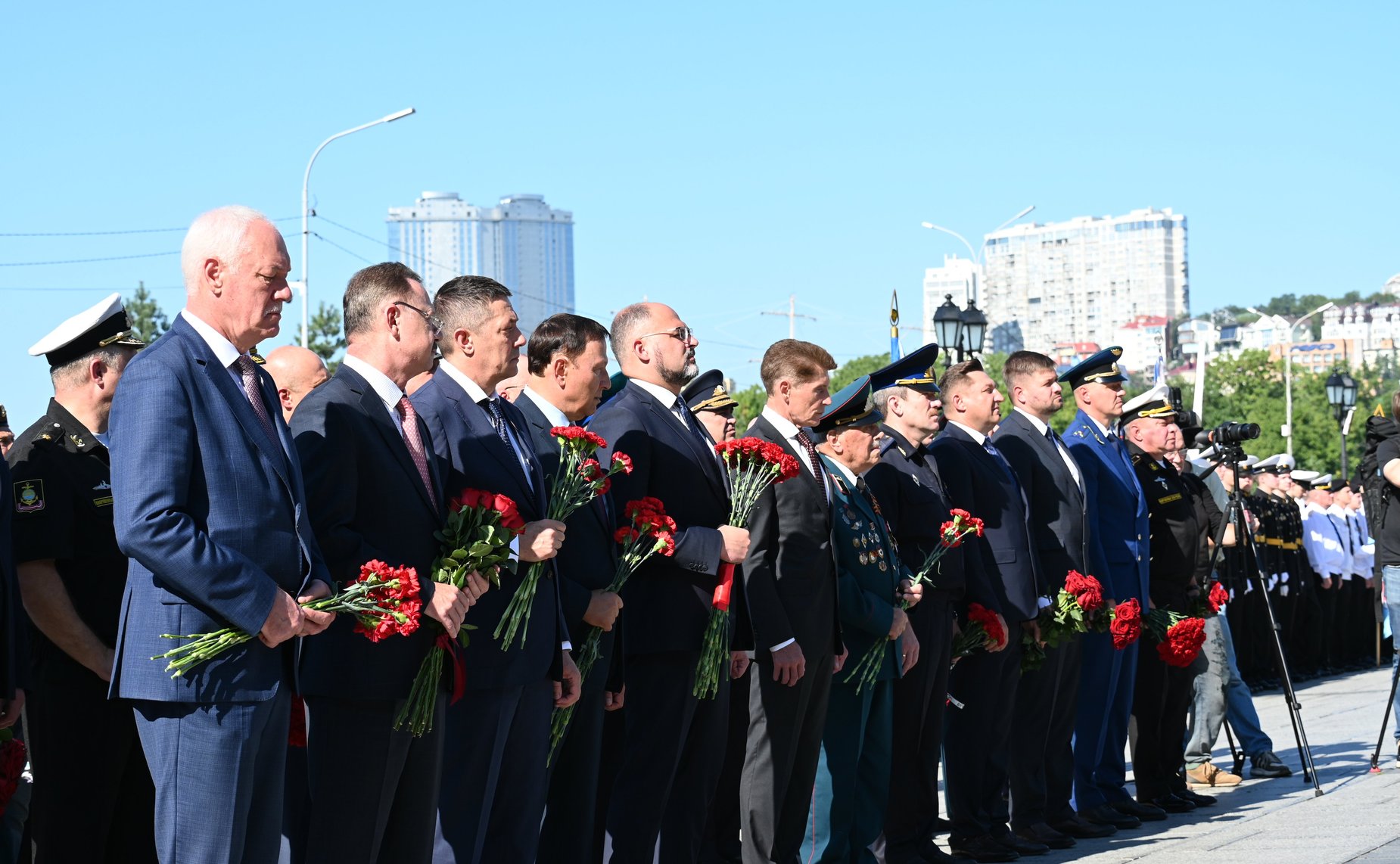 Александр Ролик во Владивостоке принял участие в мероприятиях, посвященных 80-й годовщине Победы над милитаристской Японией и окончания Второй мировой войны