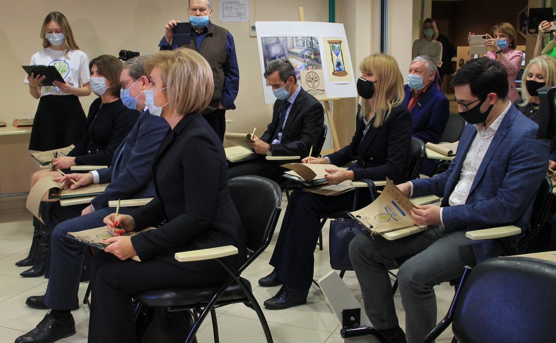 Торжественное открытие оффлайн-площадки Всероссийского Экодиктанта «Воробьевы горы»