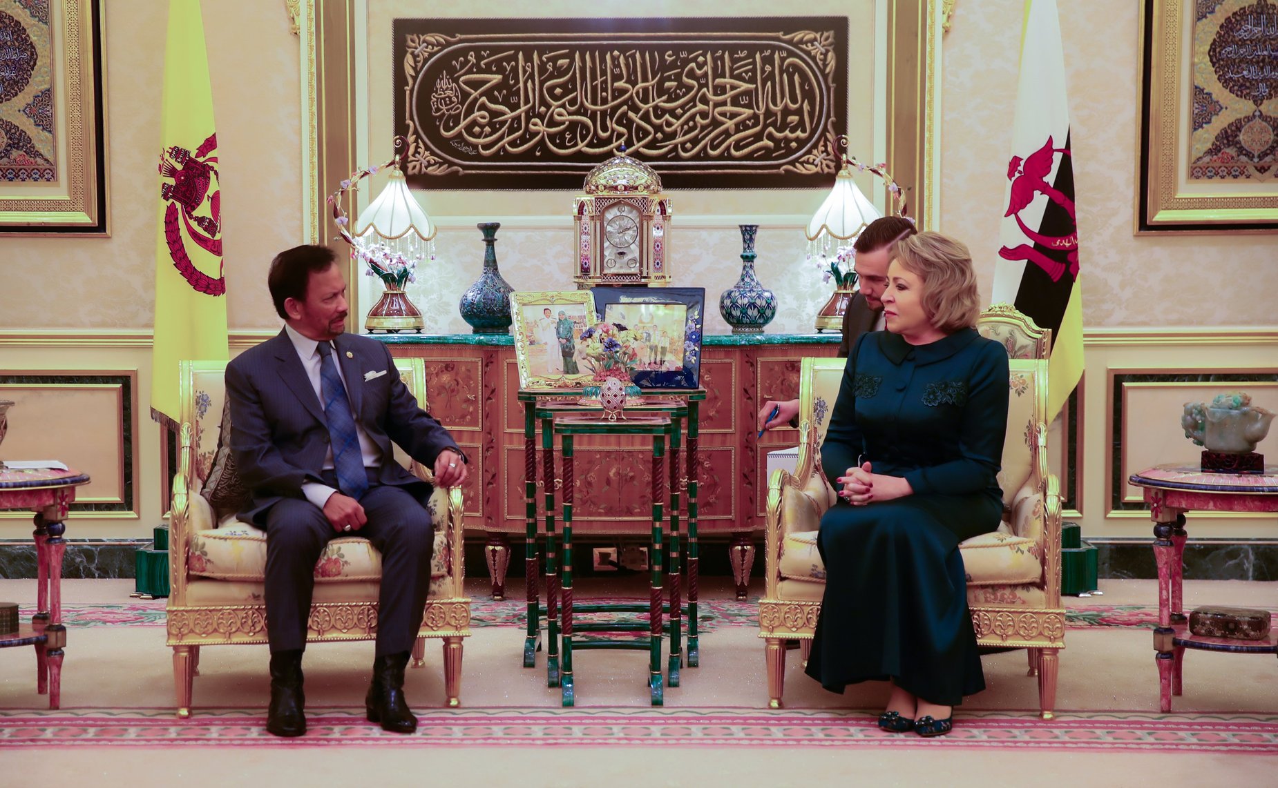 Валентина Матвиенко и султан Брунея Хассанал Болкиах