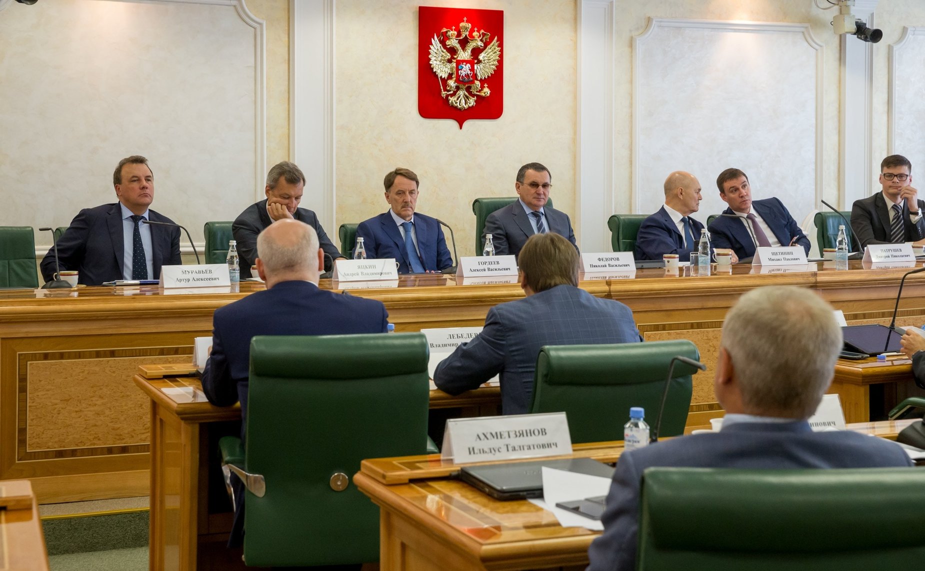 Встреча первого заместителя Председателя СФ Н. Федорова с заместителем Председателя Правительства РФ А. Гордеевым и Министром сельского хозяйства РФ Д. Патрушевым
