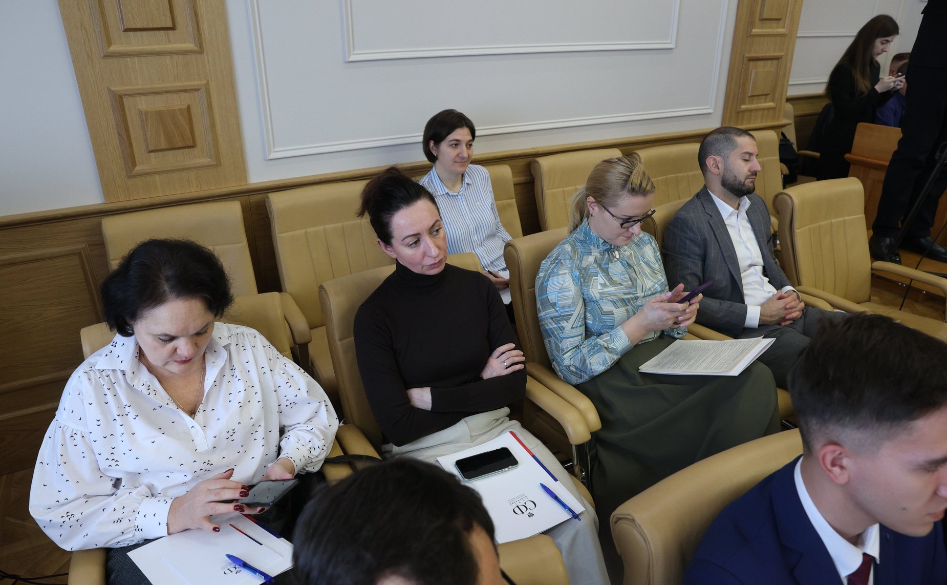 Встреча Председателя СФ Валентины Матвиенко с победителями Всероссийского конкурса молодежных авторских проектов и проектов в сфере образования «Моя страна- моя Россия»