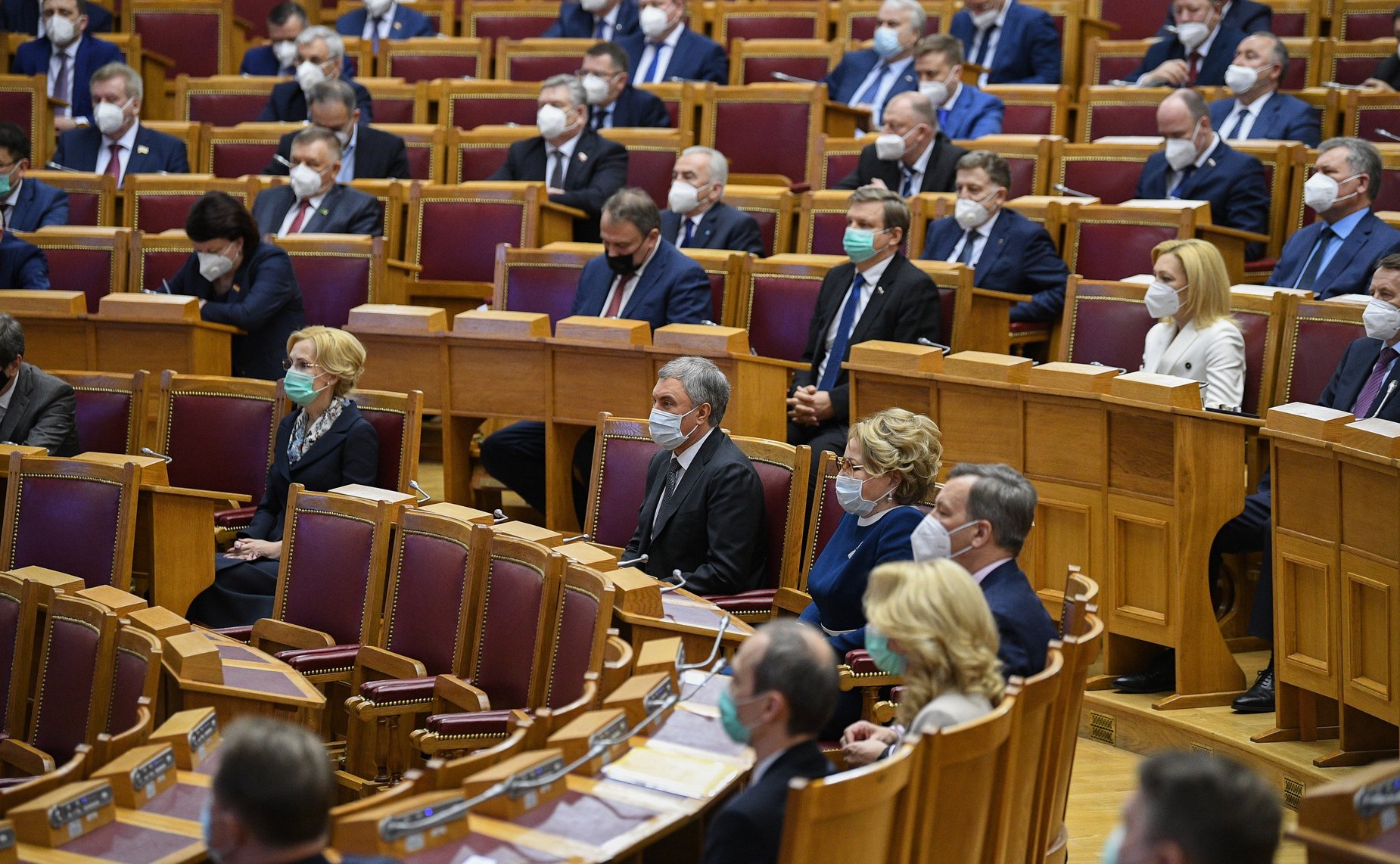 Встреча Президента России Владимира Путина с членами Совета законодателей Российской Федерации при Федеральном Собрании РФ