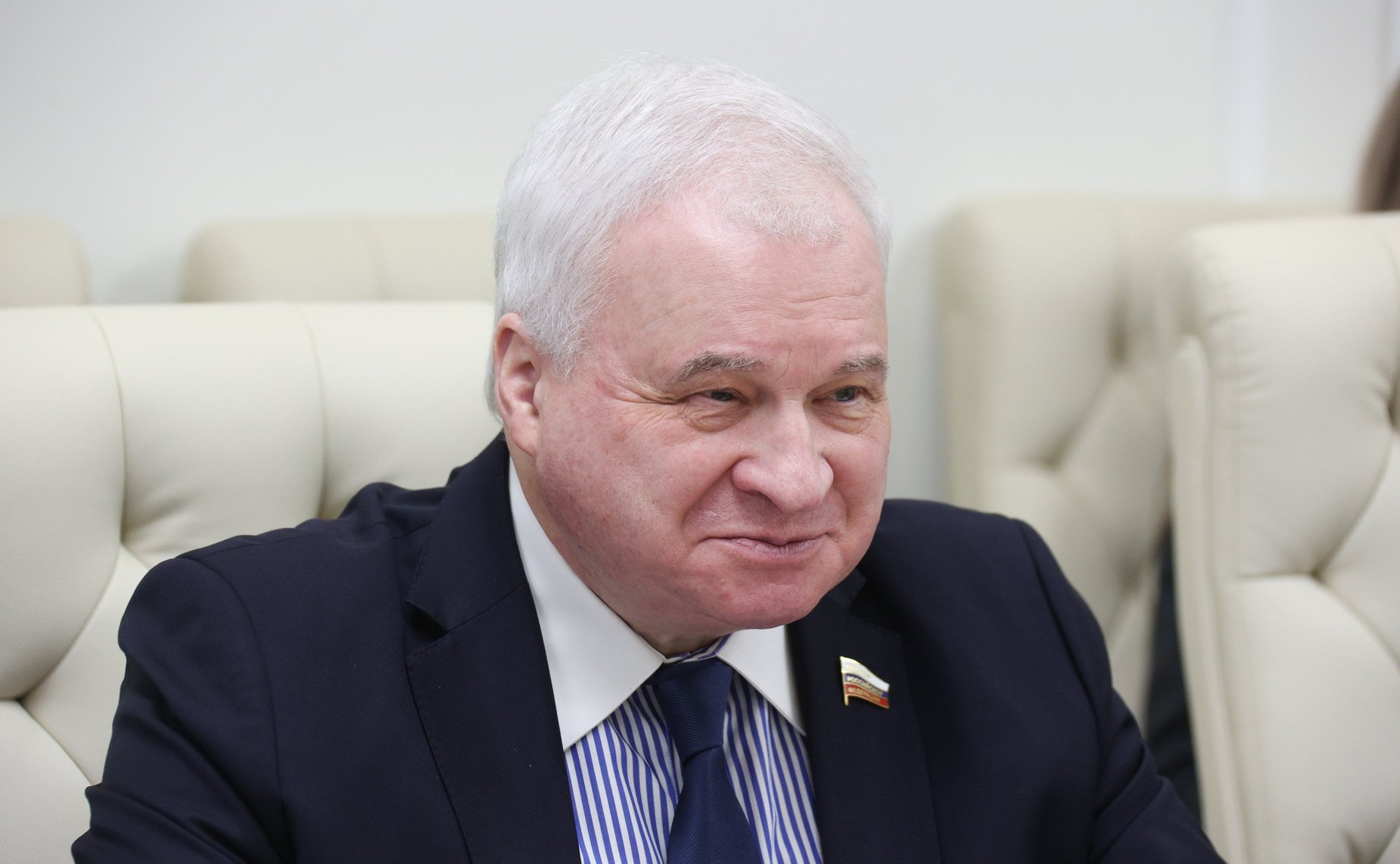 Встреча первого заместителя председателя Комитета СФ по международным делам Андрея Денисова с заместителем Председателя Комитета по обороне Конгресса Республики Филиппины Дрикси Мэй Суарес Кардемой